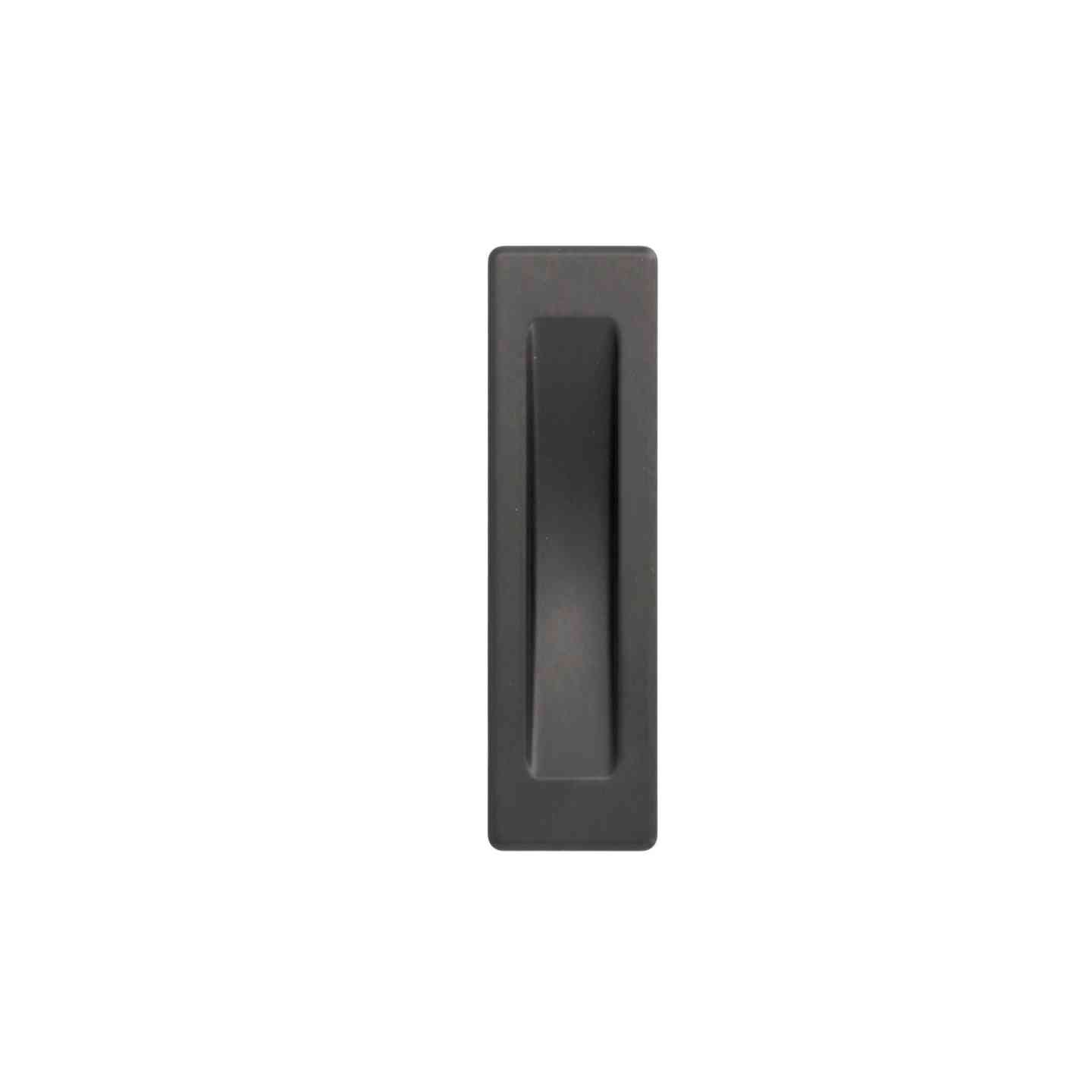 Maniglia ad incasso - Laccato nero matt - Lega di Zinco - Stile Classico - 35x13x124mm - immagine 3