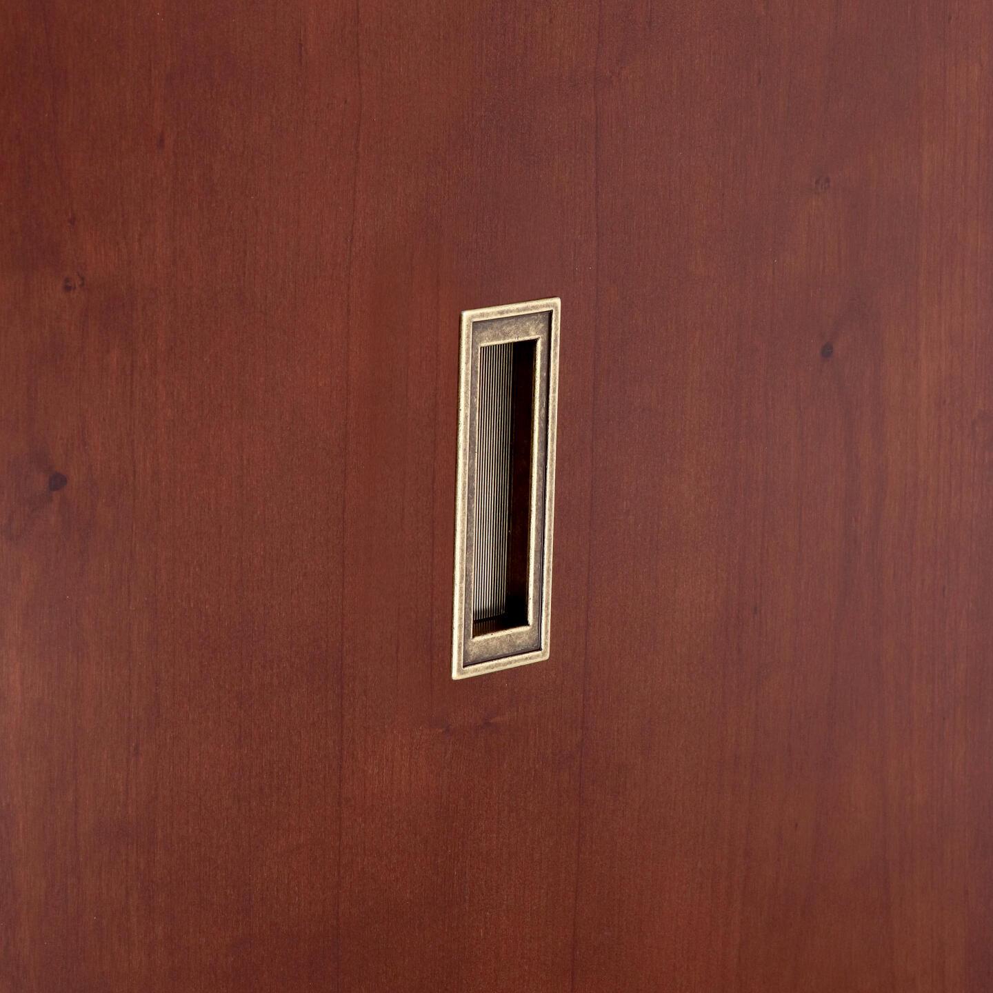 Maniglia ad incasso - Antica Firenze - Lega di Zinco - Stile Classico - 112x13x39mm - immagine 5