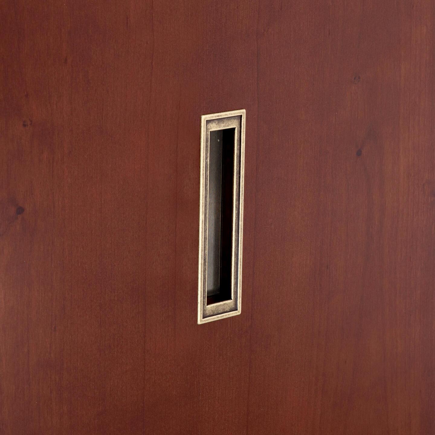Maniglia ad incasso - Antica Firenze - Lega di Zinco - Stile Classico - 144x15x39mm - immagine 5