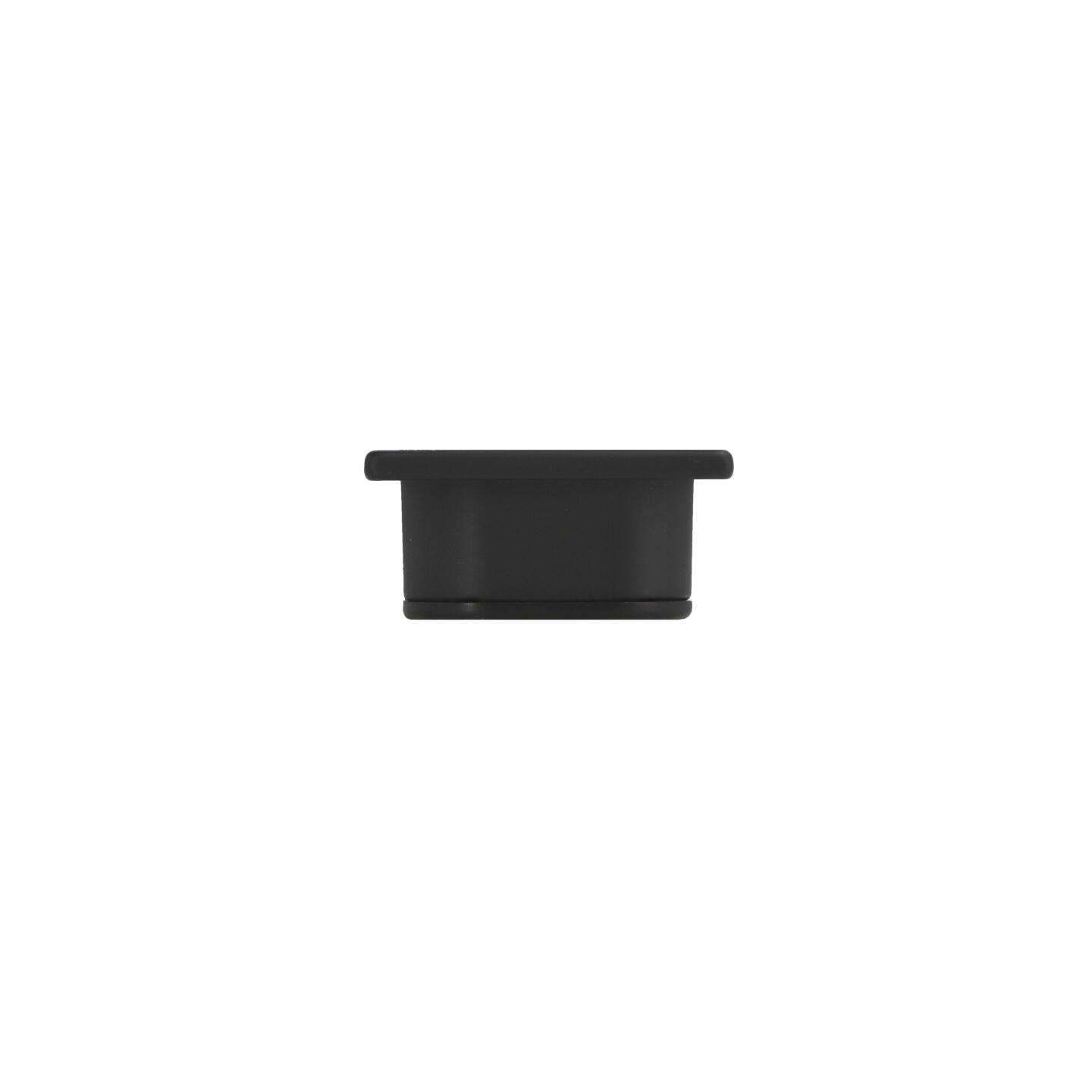 Maniglia ad incasso - Laccato nero matt - Lega di Zinco - Stile Classico - 144x15x39mm - immagine 2