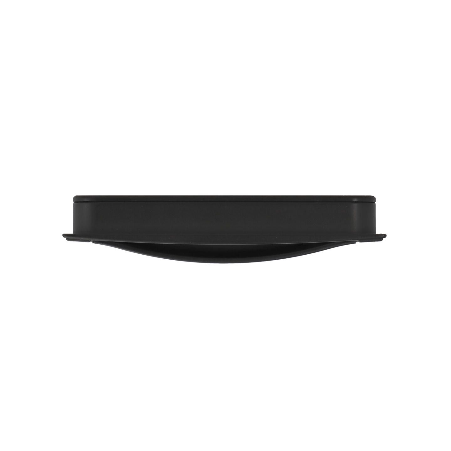 Maniglia ad incasso - Laccato nero matt - Lega di Zinco - Stile Contemporaneo - 110x13x37mm - immagine 2