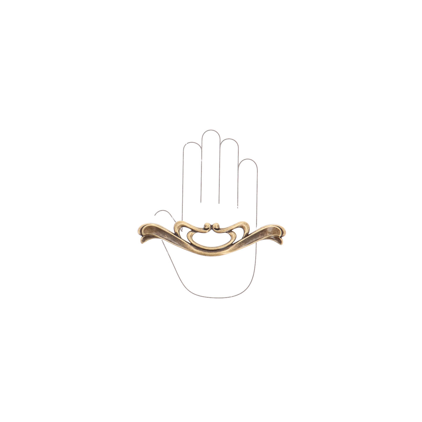 Maniglia per mobili - Antica Firenze - Lega di Zinco - Stile Classico - 165x28x40mm - immagine 4