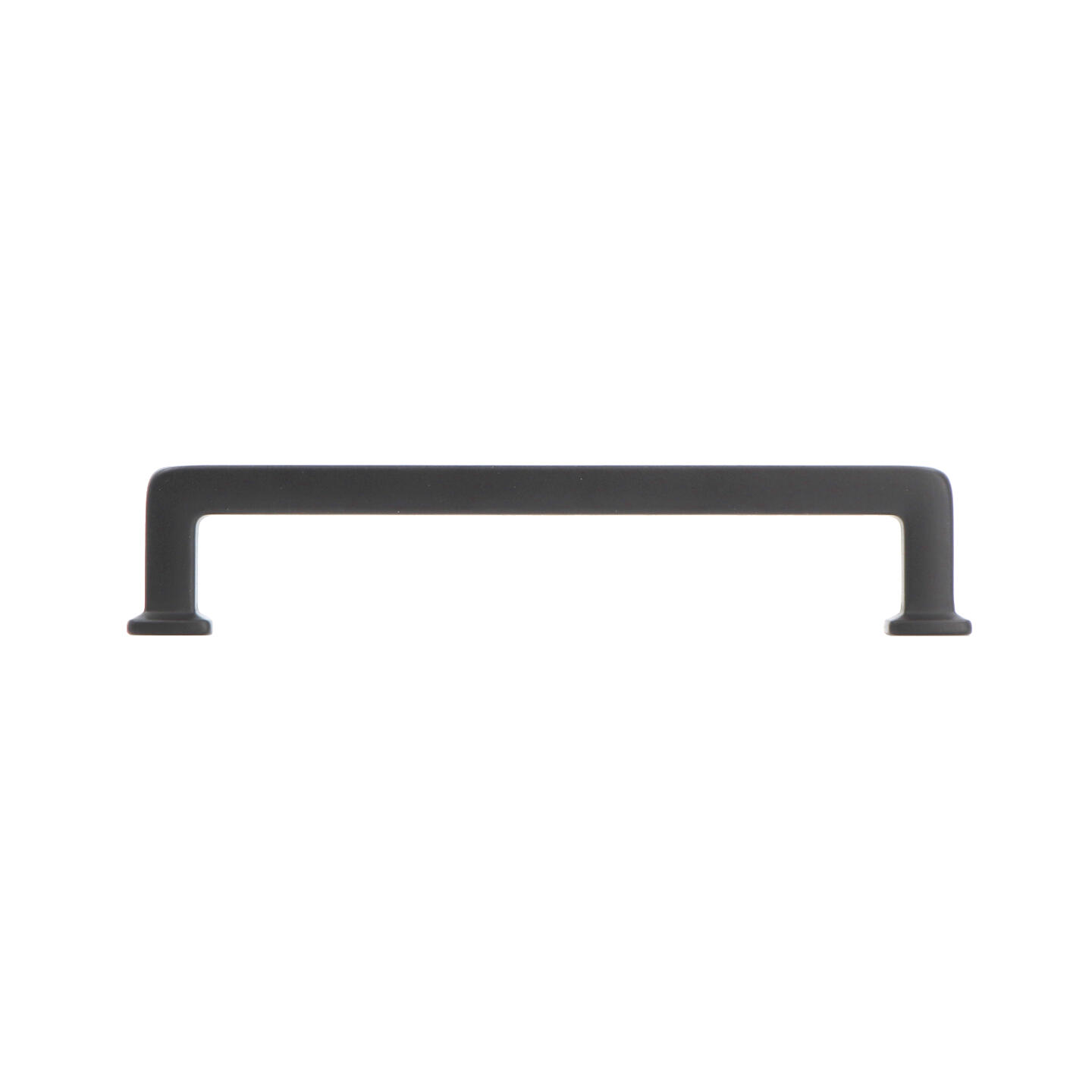 Maniglia per mobili - Laccato nero matt - Lega di Zinco - Stile Contemporaneo - 143x29x15mm - immagine 2