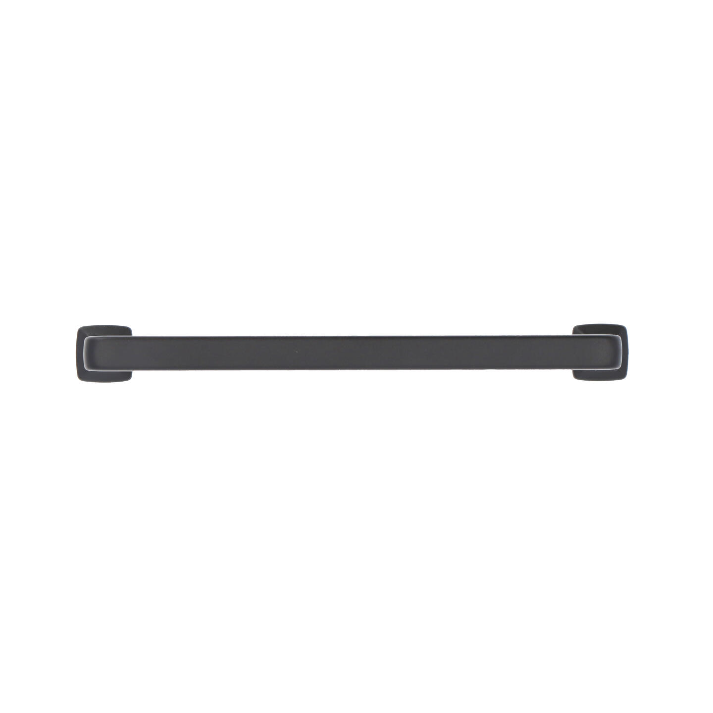 Maniglia per mobili - Laccato nero matt - Lega di Zinco - Stile Contemporaneo - 143x29x15mm - immagine 3
