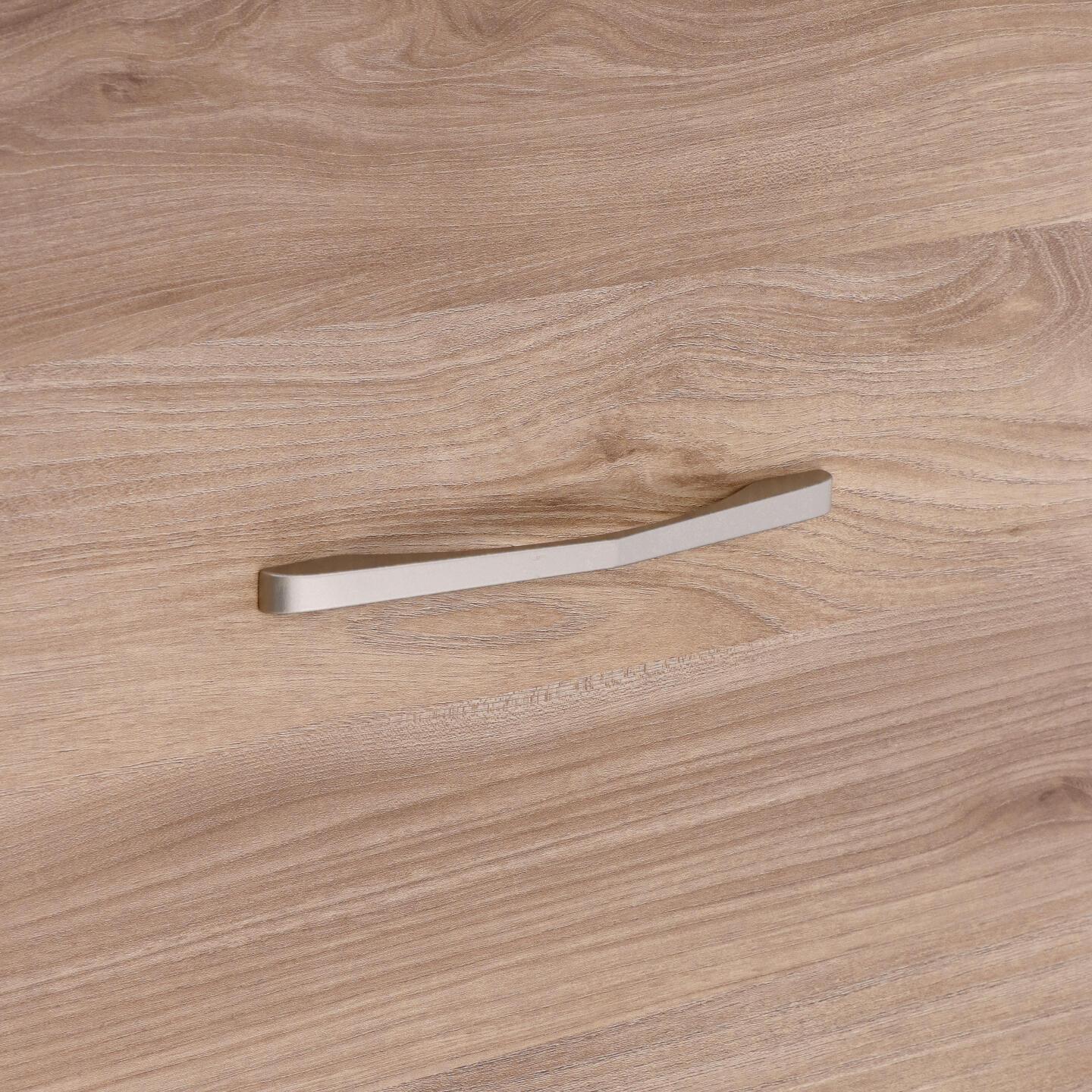 Maniglia per mobili - Alucover platino - Lega di Zinco - Stile Contemporaneo - 207x26x12mm - immagine 5