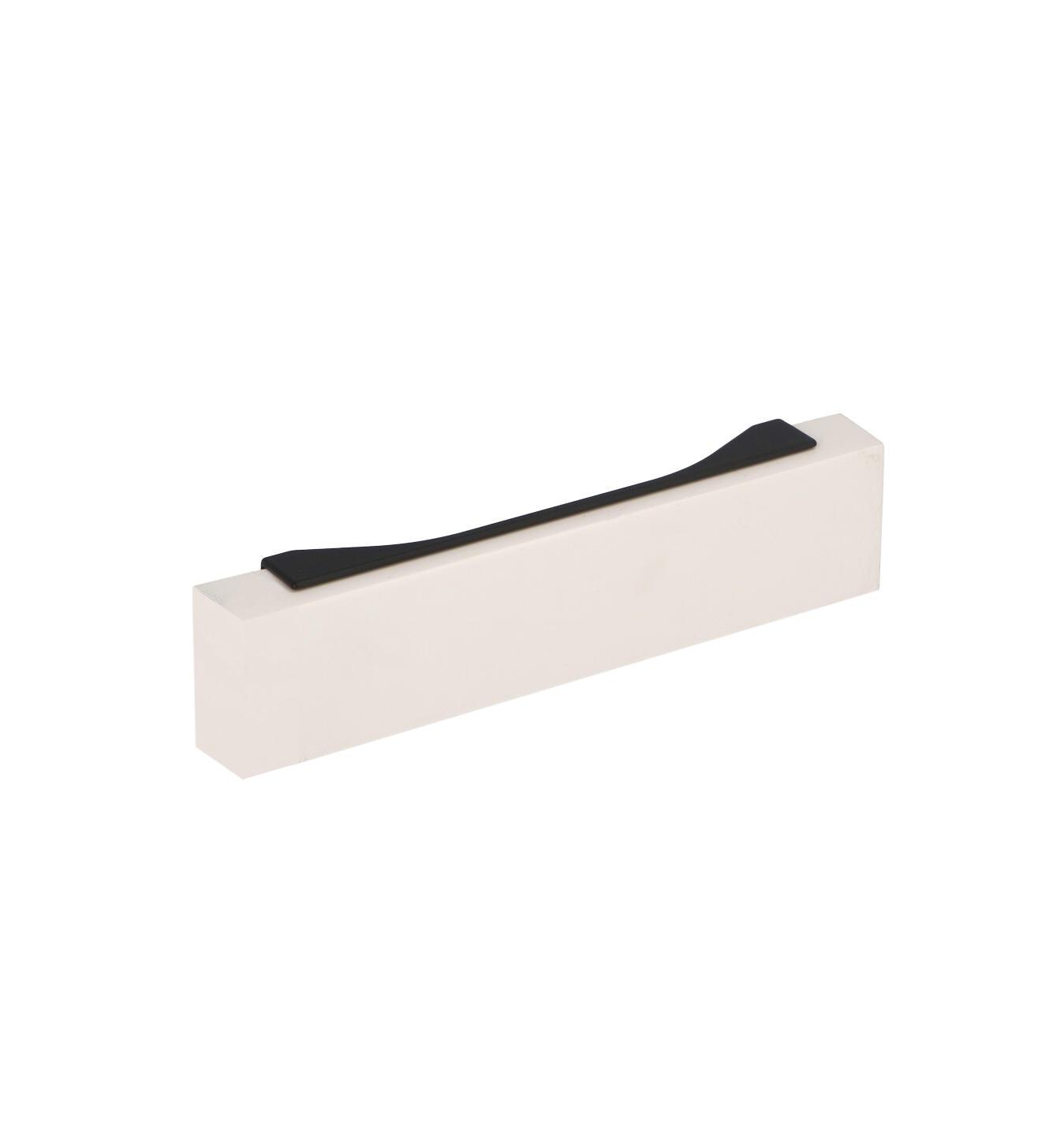 Maniglia ad incasso - Laccato nero matt - Lega di Zinco - Stile Contemporaneo - 137x17x19mm - immagine 5