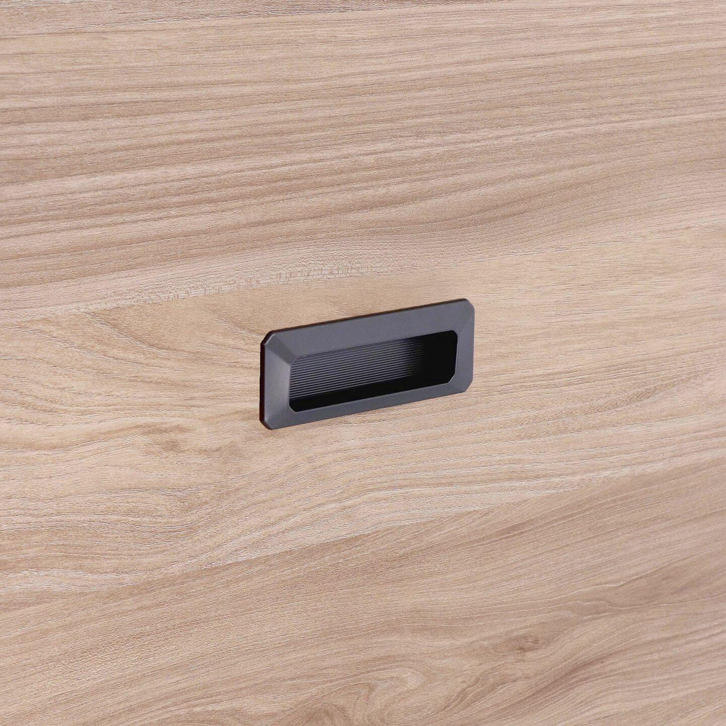 Maniglia ad incasso - Alucover grafite - Lega di Zinco - Stile Contemporaneo - 112x6x40mm - immagine 5
