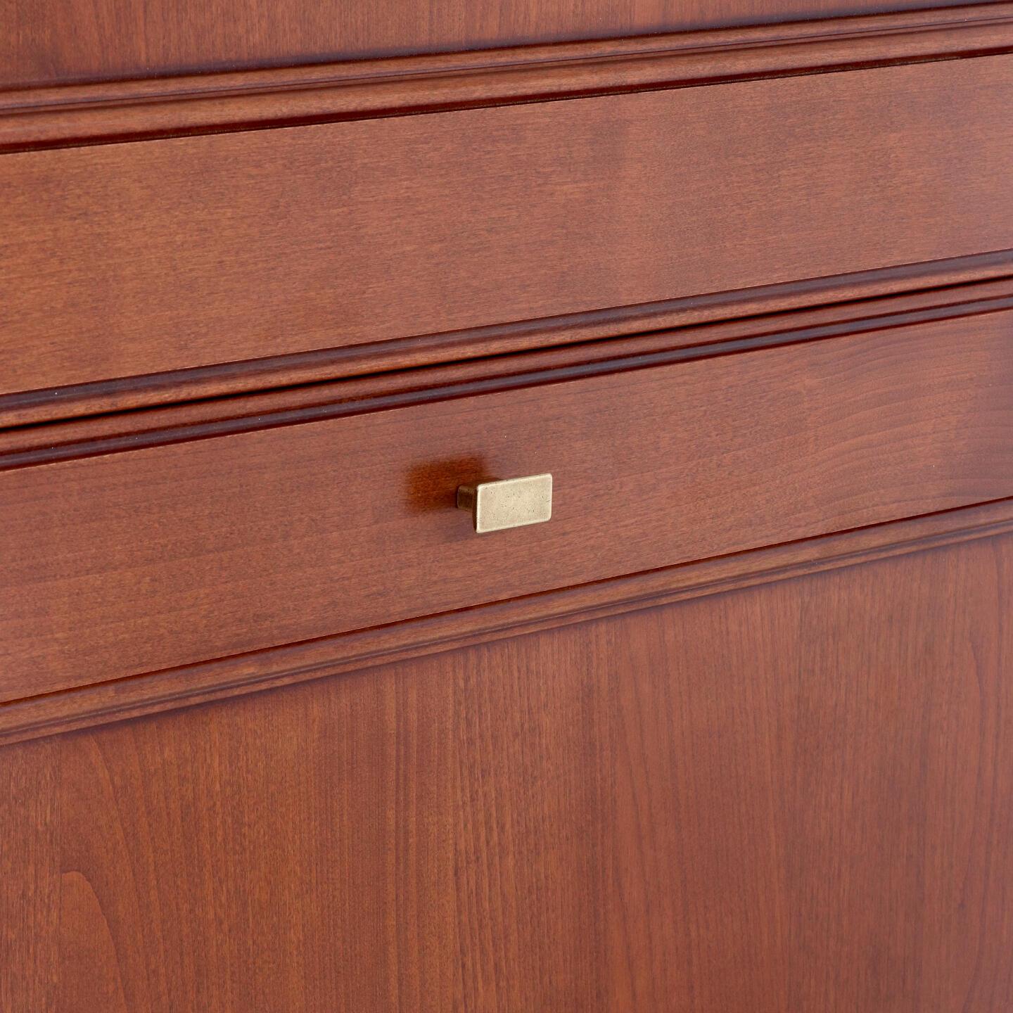 Pomolo per mobili - Antica Firenze - Lega di Zinco - Stile Contemporaneo - 30x16x15mm - immagine 5