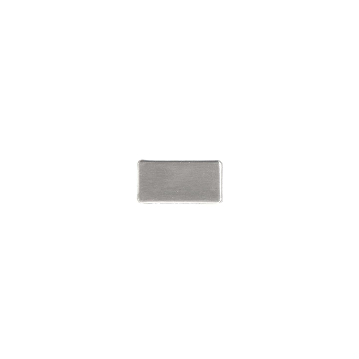Pomolo per mobili - Nichel satinato - Lega di Zinco - Stile Contemporaneo - 30x16x15mm - immagine 3