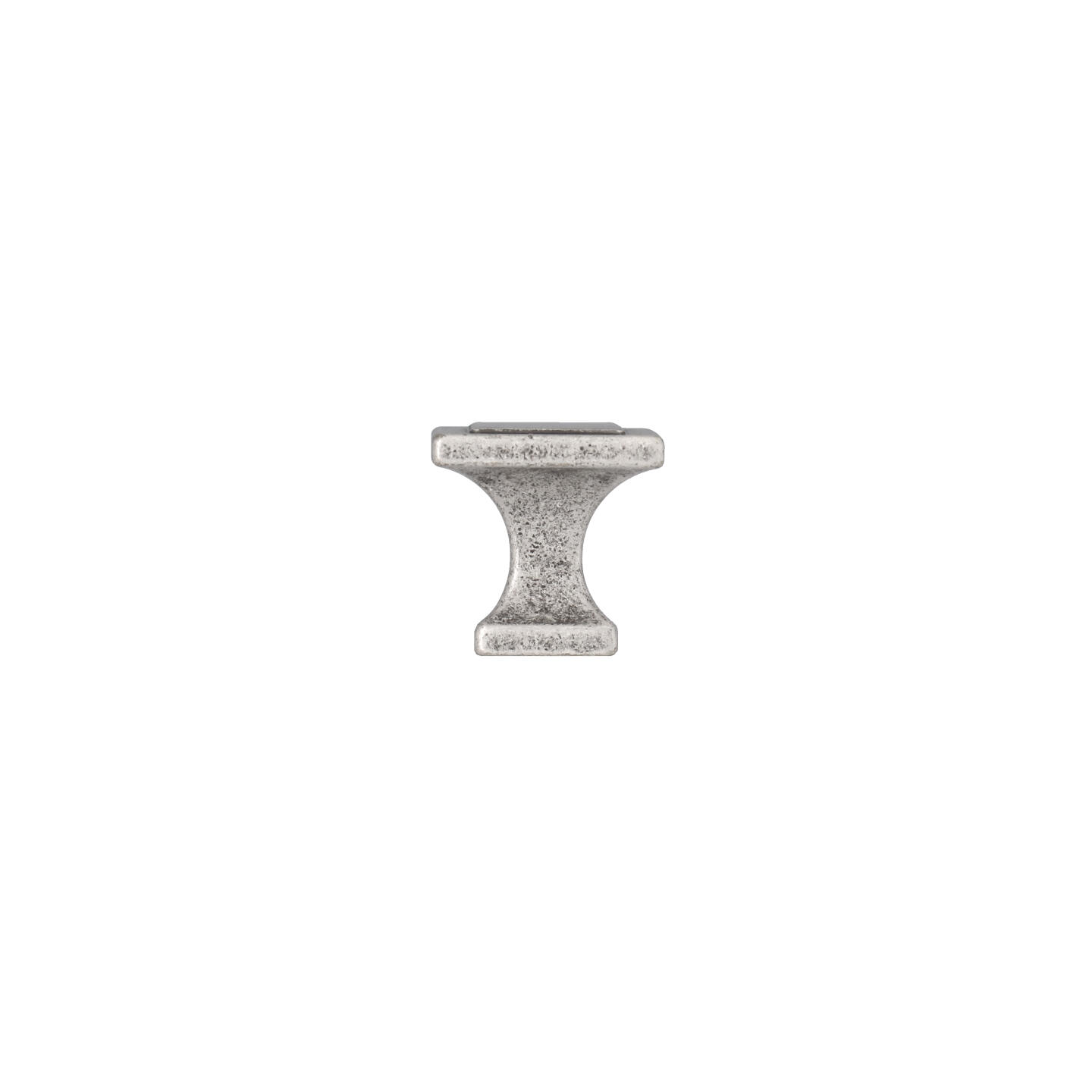 Pomolo per mobili - Argento vecchio brillante - Lega di Zinco - Stile Classico - 24x24x24mm - immagine 2