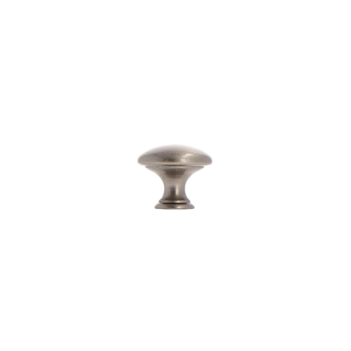Pomolo per mobili - Verniciato nickel satinato - Lega di Zinco - Stile Classico - 0x21x0mm - immagine 2
