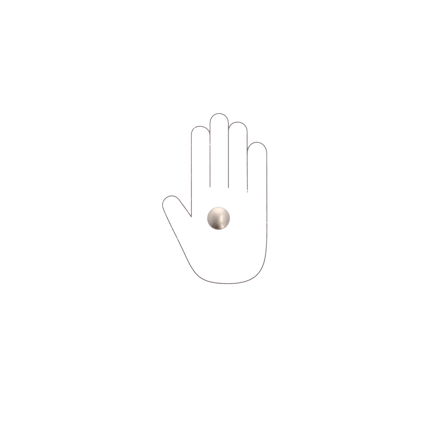 Pomolo per mobili - Verniciato nickel satinato - Lega di Zinco - Stile Classico - 0x21x0mm - immagine 4