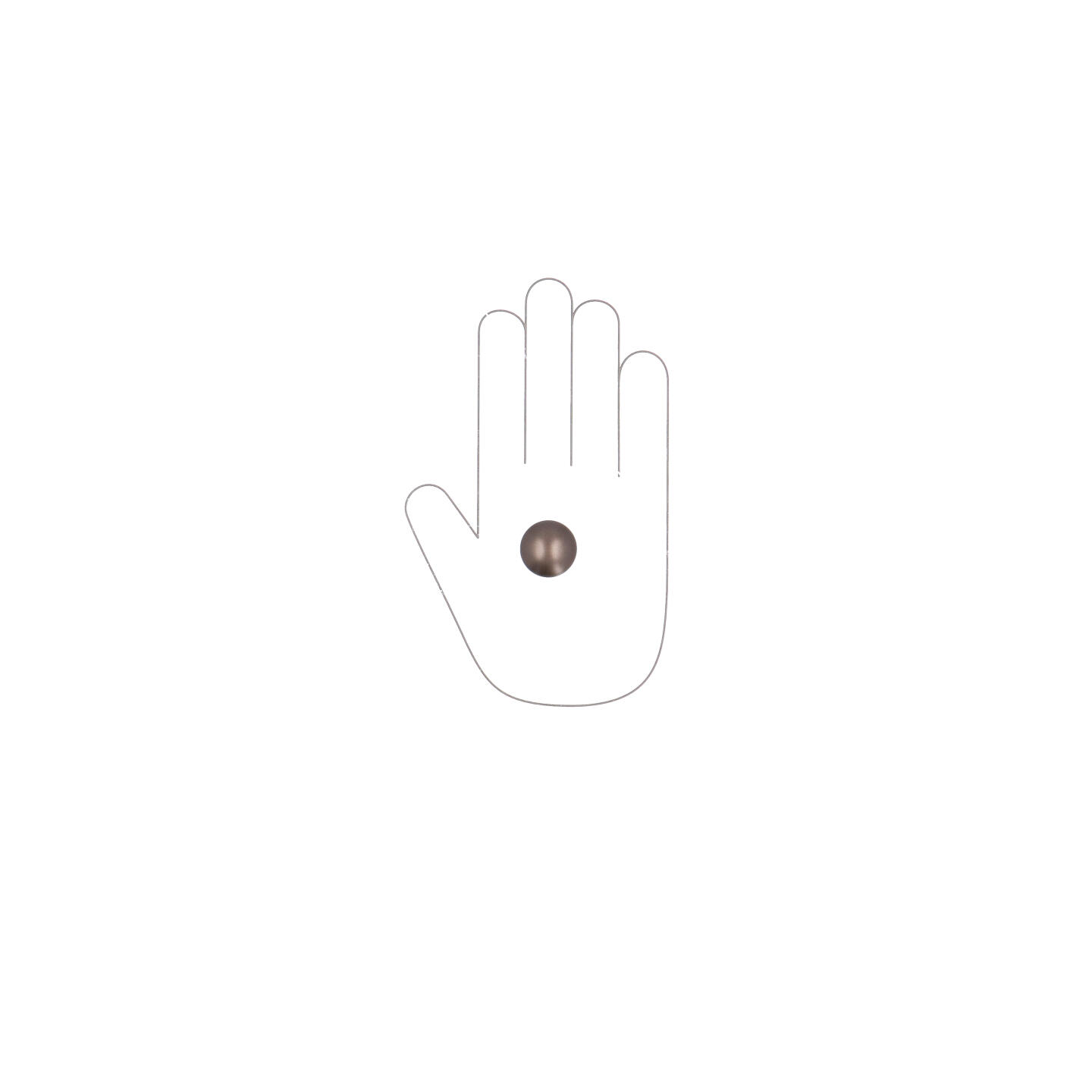 Pomolo per mobili - Alucover brown - Lega di Zinco - Stile Classico - 0x21x0mm - immagine 4