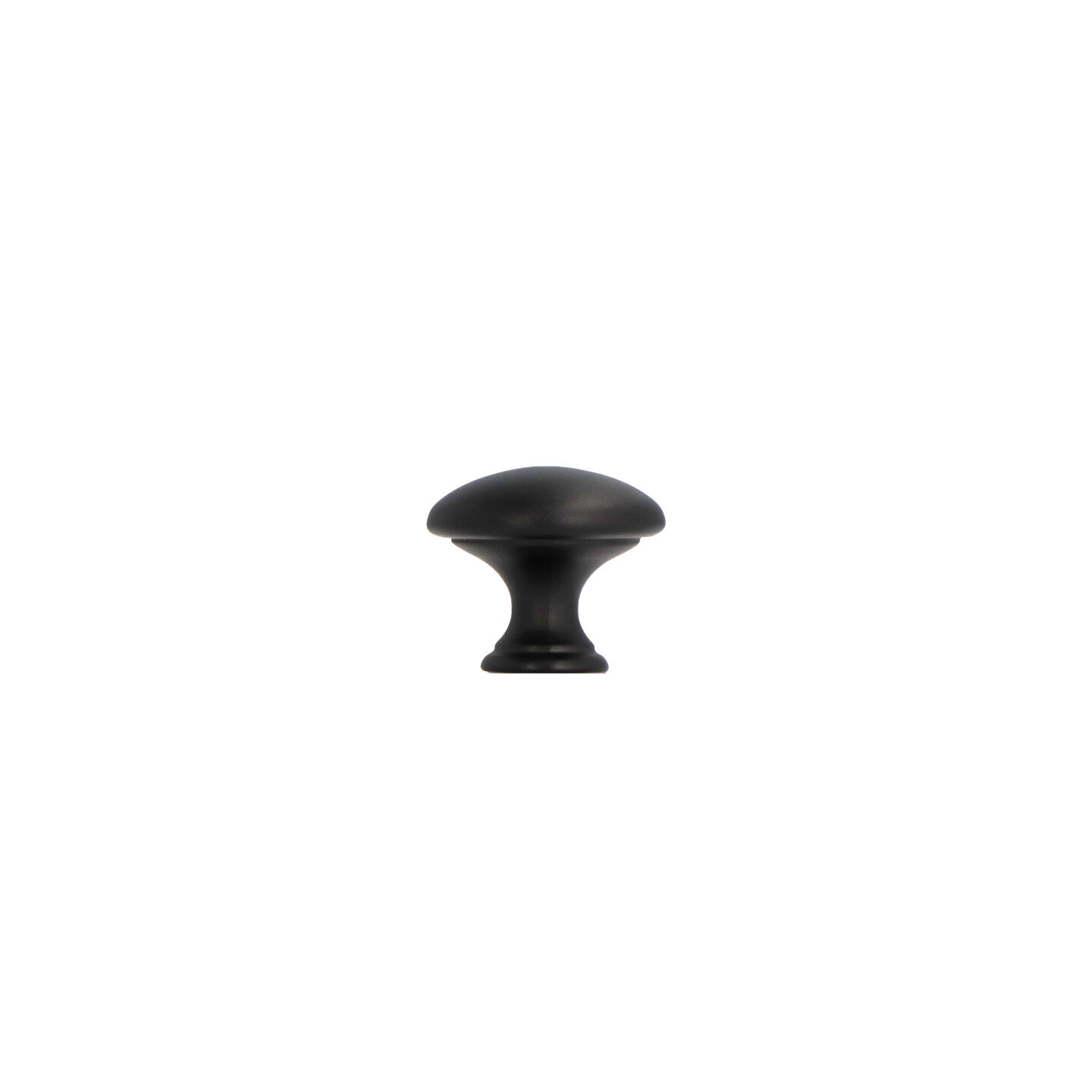 Pomolo per mobili - Laccato nero matt - Lega di Zinco - Stile Classico - 0x21x0mm - immagine 2