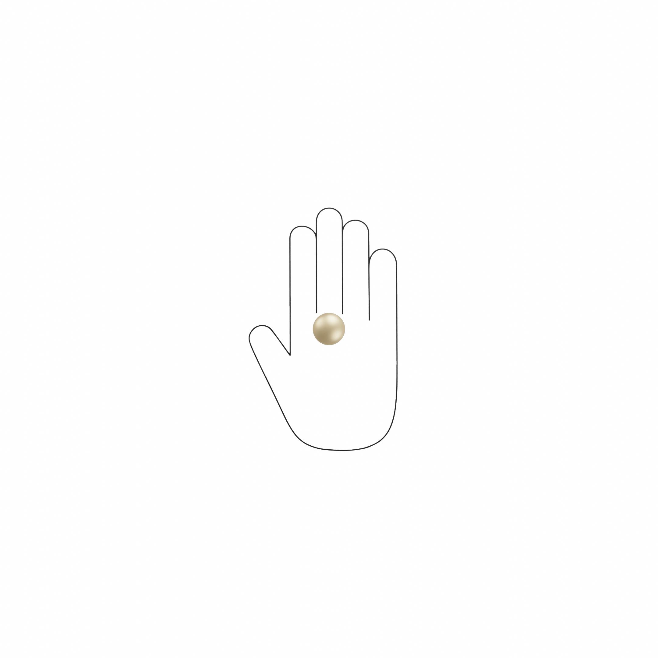 Pomolo per mobili - Galver ottone velo - Lega di Zinco - Stile Classico - 0x21x0mm - immagine 4