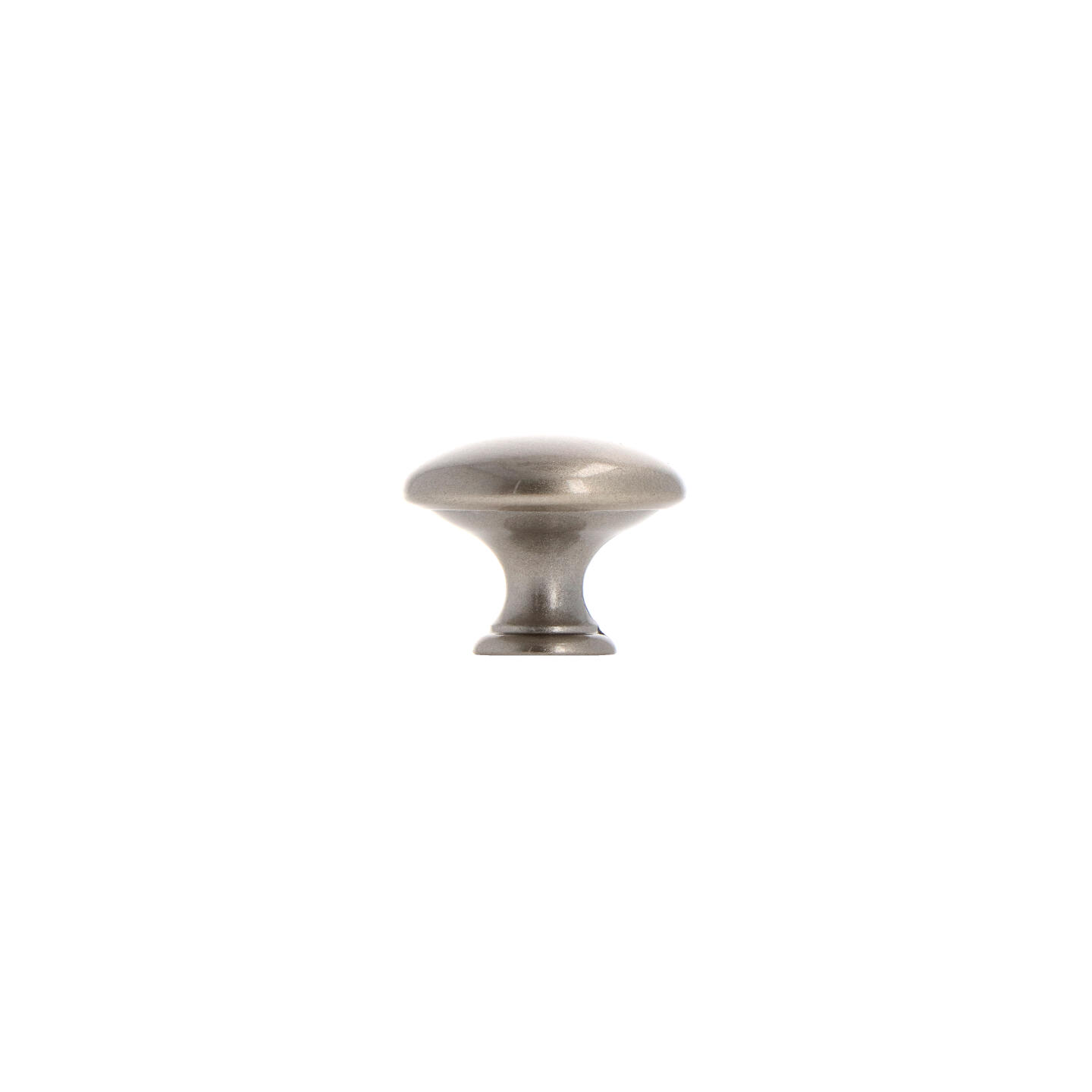 Pomolo per mobili - Verniciato nickel satinato - Lega di Zinco - Stile Classico - 0x24x0mm - immagine 2