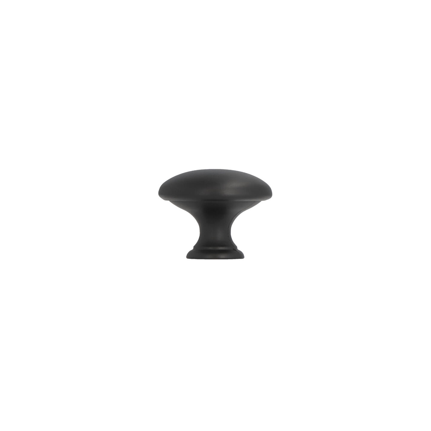 Pomolo per mobili - Laccato nero matt - Lega di Zinco - Stile Classico - 0x24x0mm - immagine 2
