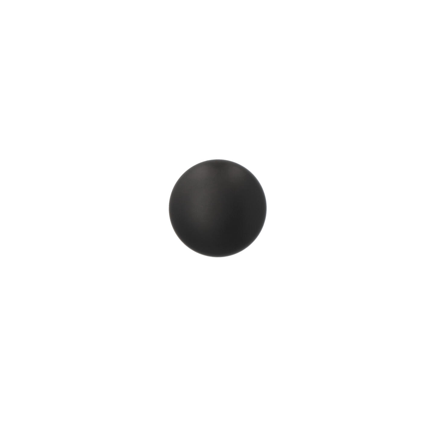 Pomolo per mobili - Laccato nero matt - Lega di Zinco - Stile Classico - 0x24x0mm - immagine 3