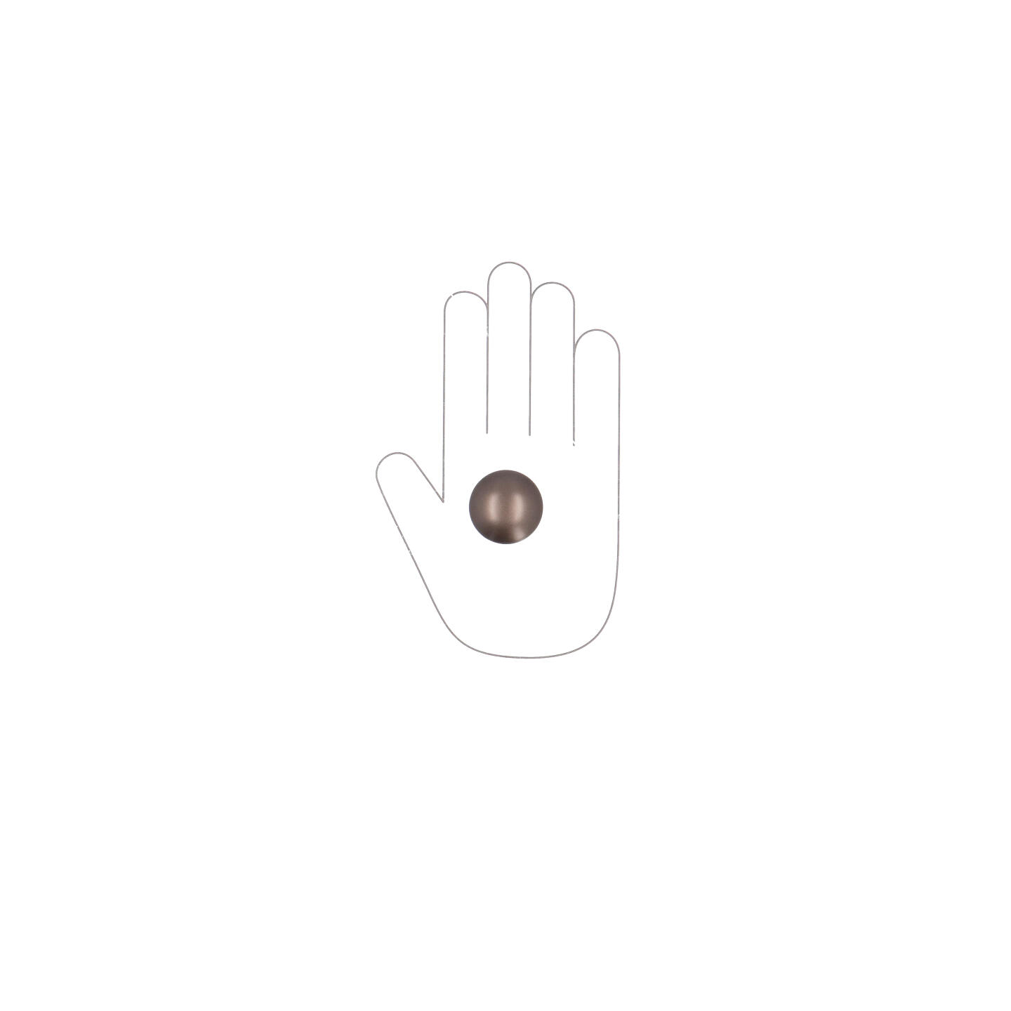Pomolo per mobili - Alucover brown - Lega di Zinco - Stile Classico - 0x27x0mm - immagine 4