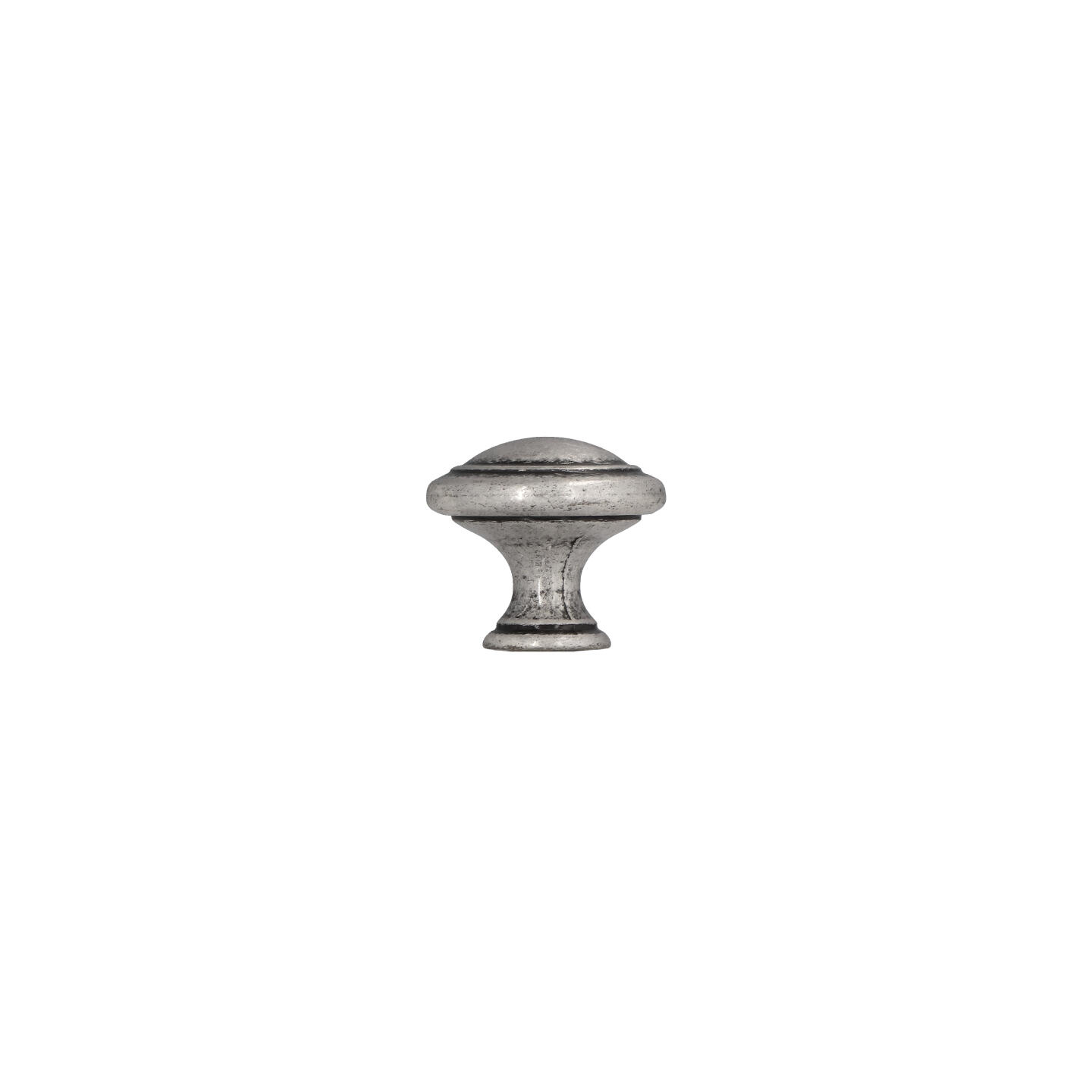 Pomolo per mobili - Argento vecchio brillante - Lega di Zinco - Stile Classico - 0x22x0mm - immagine 2