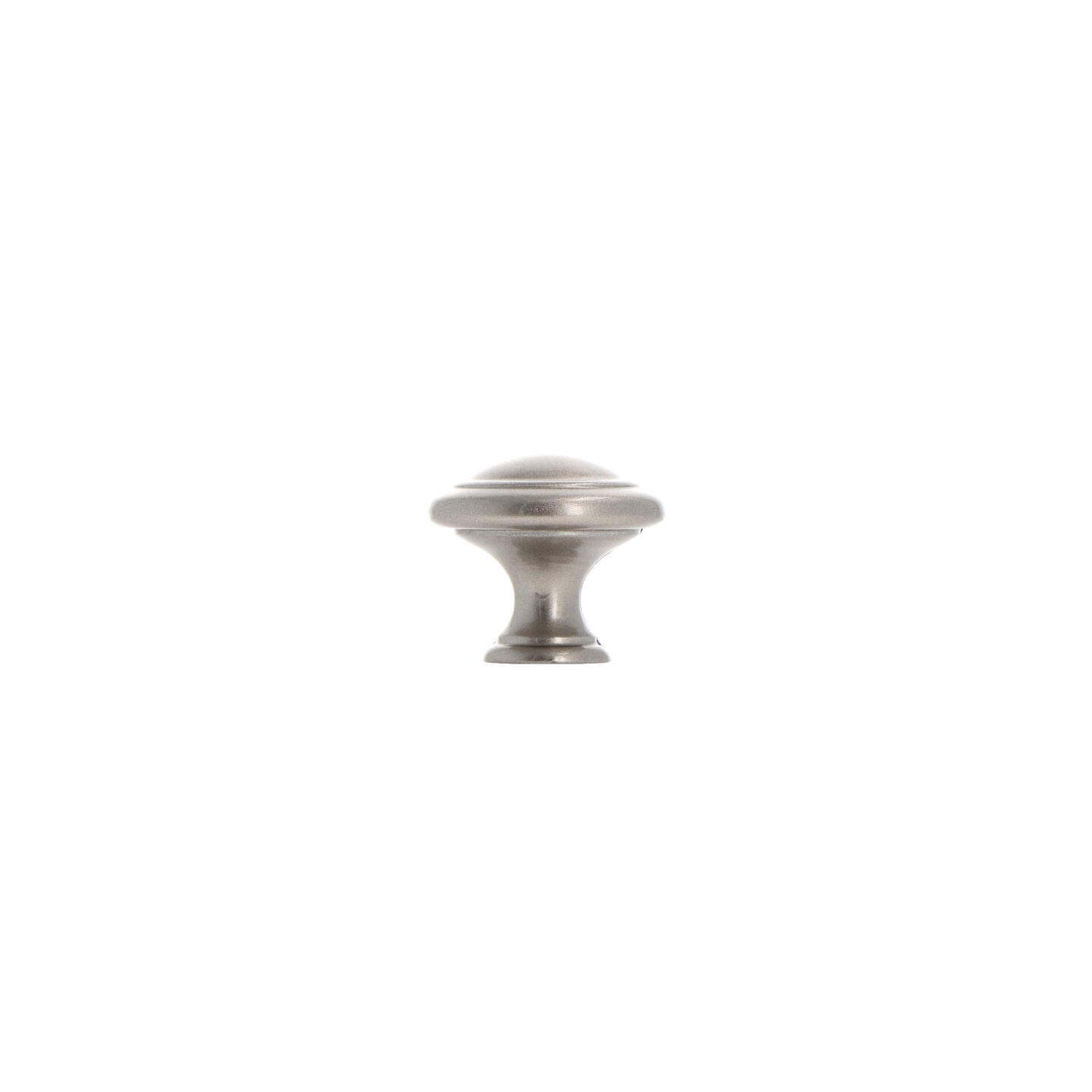Pomolo per mobili - Verniciato nickel satinato - Lega di Zinco - Stile Classico - 0x22x0mm - immagine 2