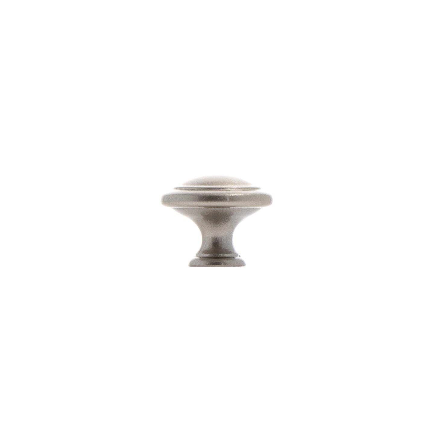 Pomolo per mobili - Verniciato nickel satinato - Lega di Zinco - Stile Classico - 0x22x0mm - immagine 2