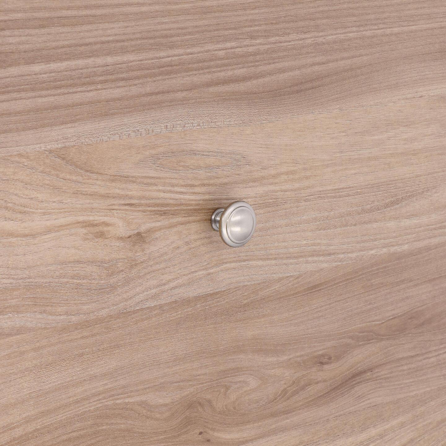 Pomolo per mobili - Verniciato nickel satinato - Lega di Zinco - Stile Classico - 0x22x0mm - immagine 5