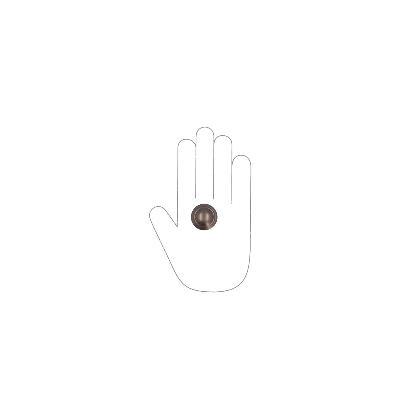 Pomolo per mobili - Alucover brown - Lega di Zinco - Stile Classico - 0x22x0mm - immagine 4