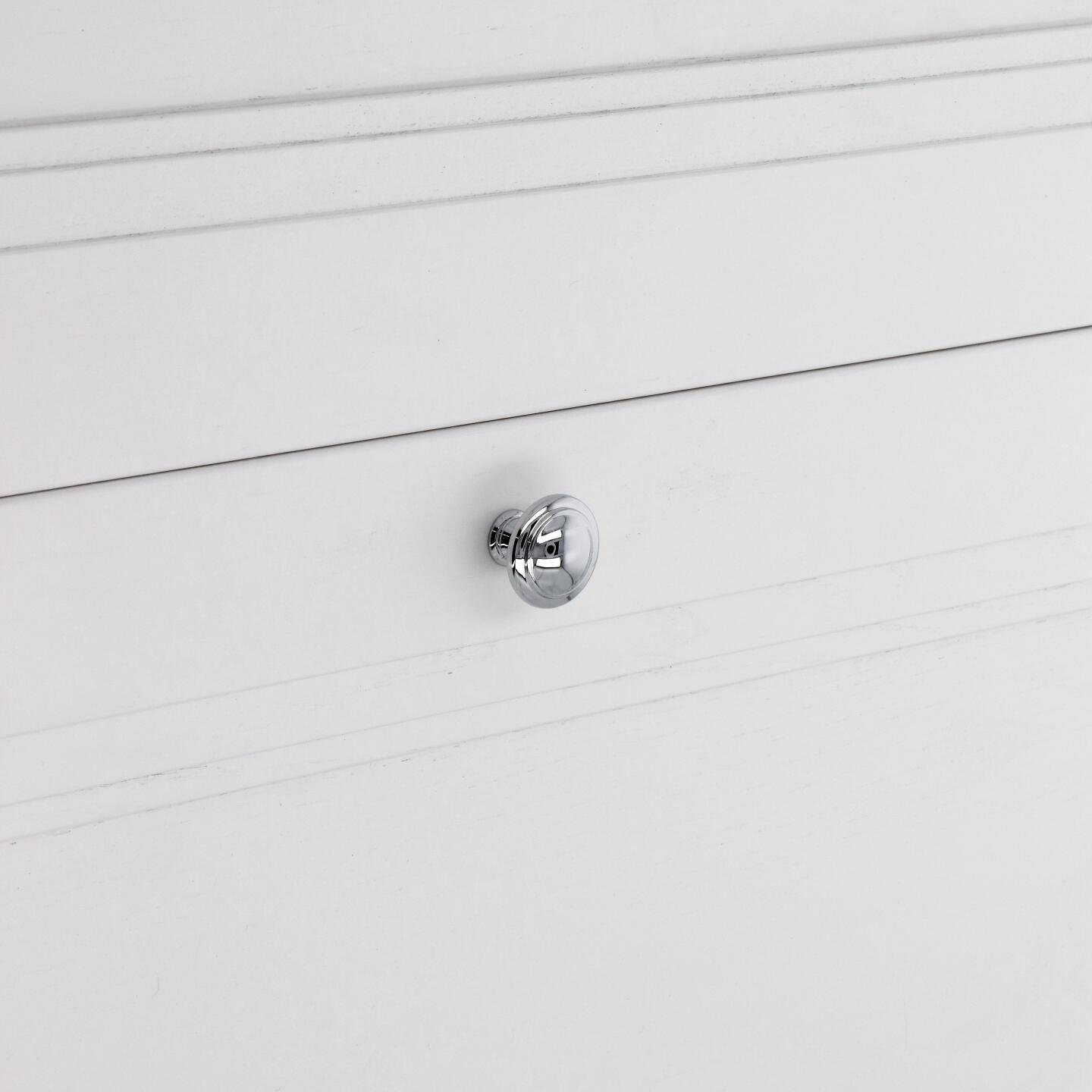 Pomolo per mobili - Cromo lucido - Lega di Zinco - Stile Classico - 0x22x0mm - immagine 5