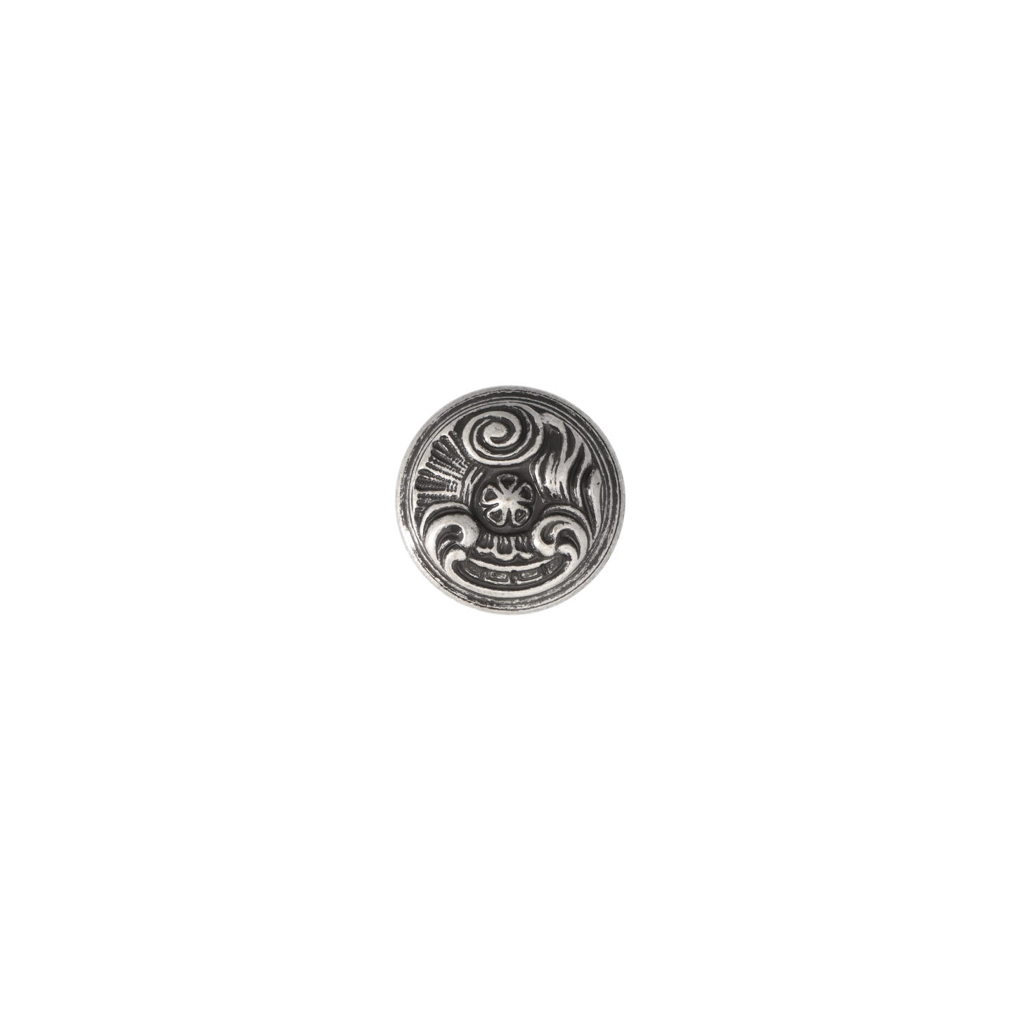 Pomolo per mobili - Argento vecchio brillante - Lega di Zinco - Stile Classico - 0x24x0mm - immagine 3