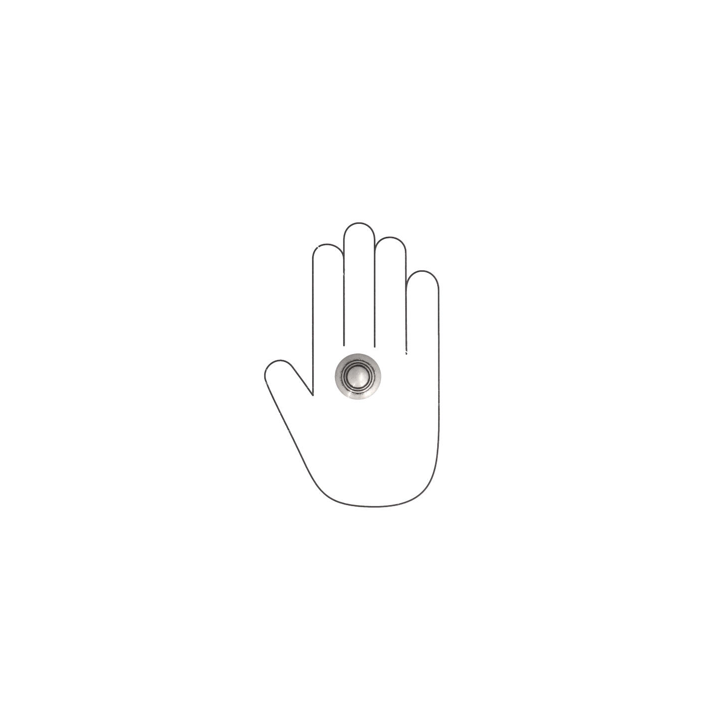 Pomolo per mobili - Argento vecchio brillante - Lega di Zinco - Stile Classico - 0x27x0mm - immagine 4