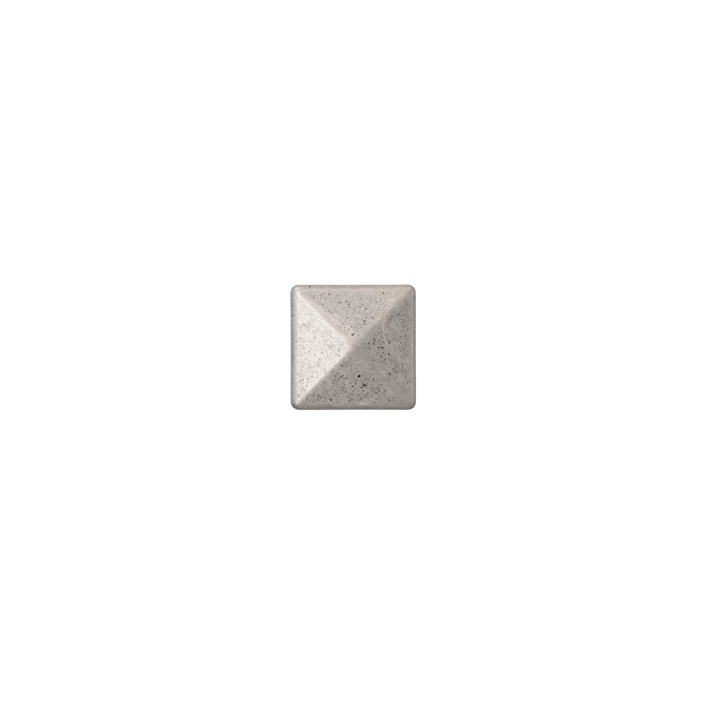 Pomolo per mobili - Argento vecchio brillante - Lega di Zinco - Stile Classico - 24x22x24mm - immagine 3