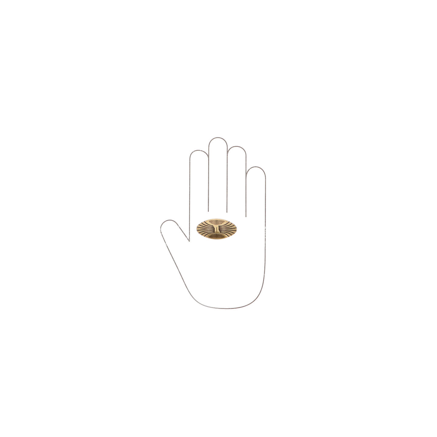 Pomolo per mobili - Antica Firenze - Lega di Zinco - Stile Classico - 44x25x23mm - immagine 4