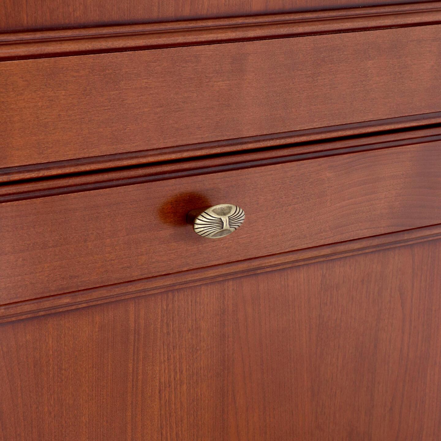 Pomolo per mobili - Antica Firenze - Lega di Zinco - Stile Classico - 44x25x23mm - immagine 5
