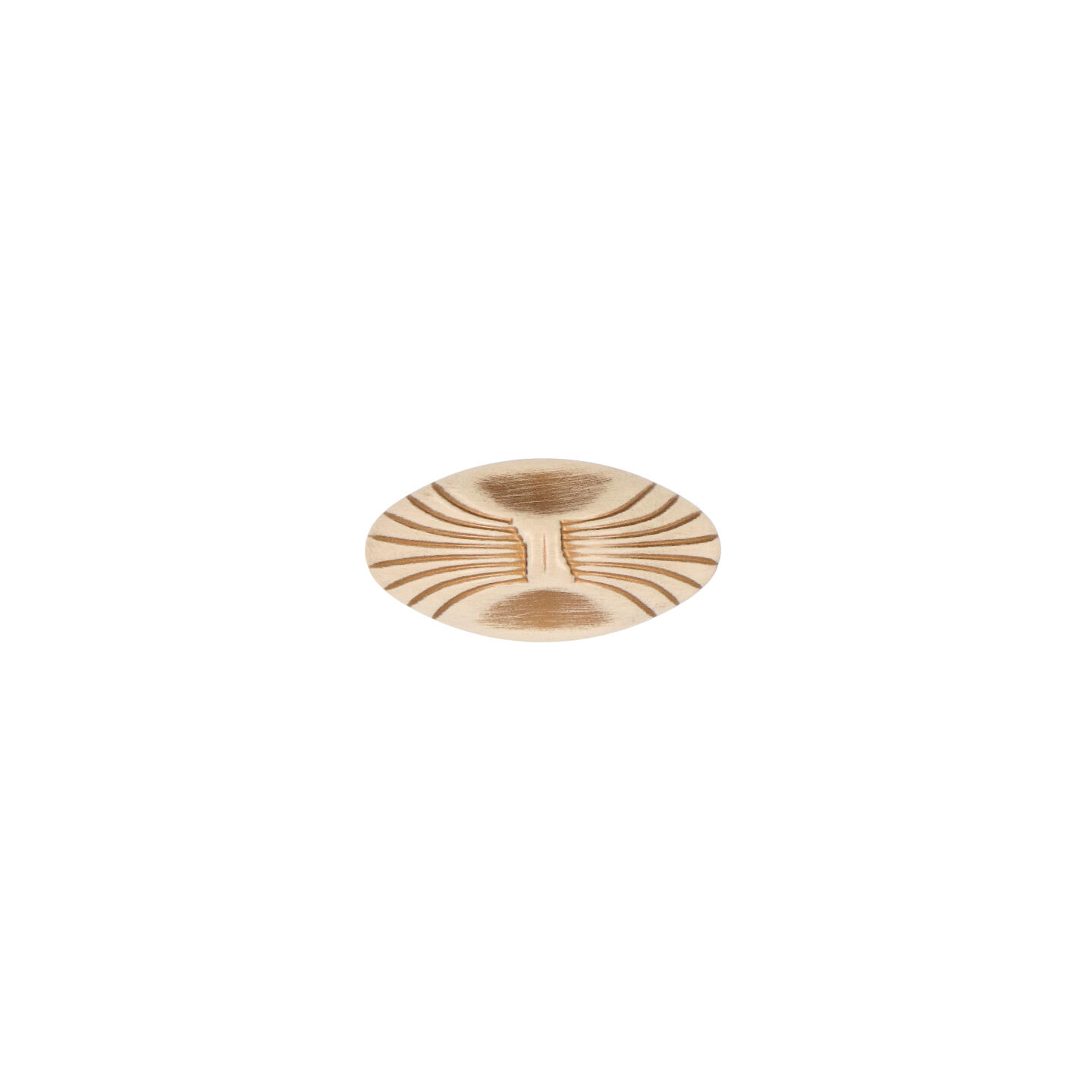 Pomolo per mobili - Royal avorio patina oro - Lega di Zinco - Stile Classico - 44x25x23mm - immagine 3