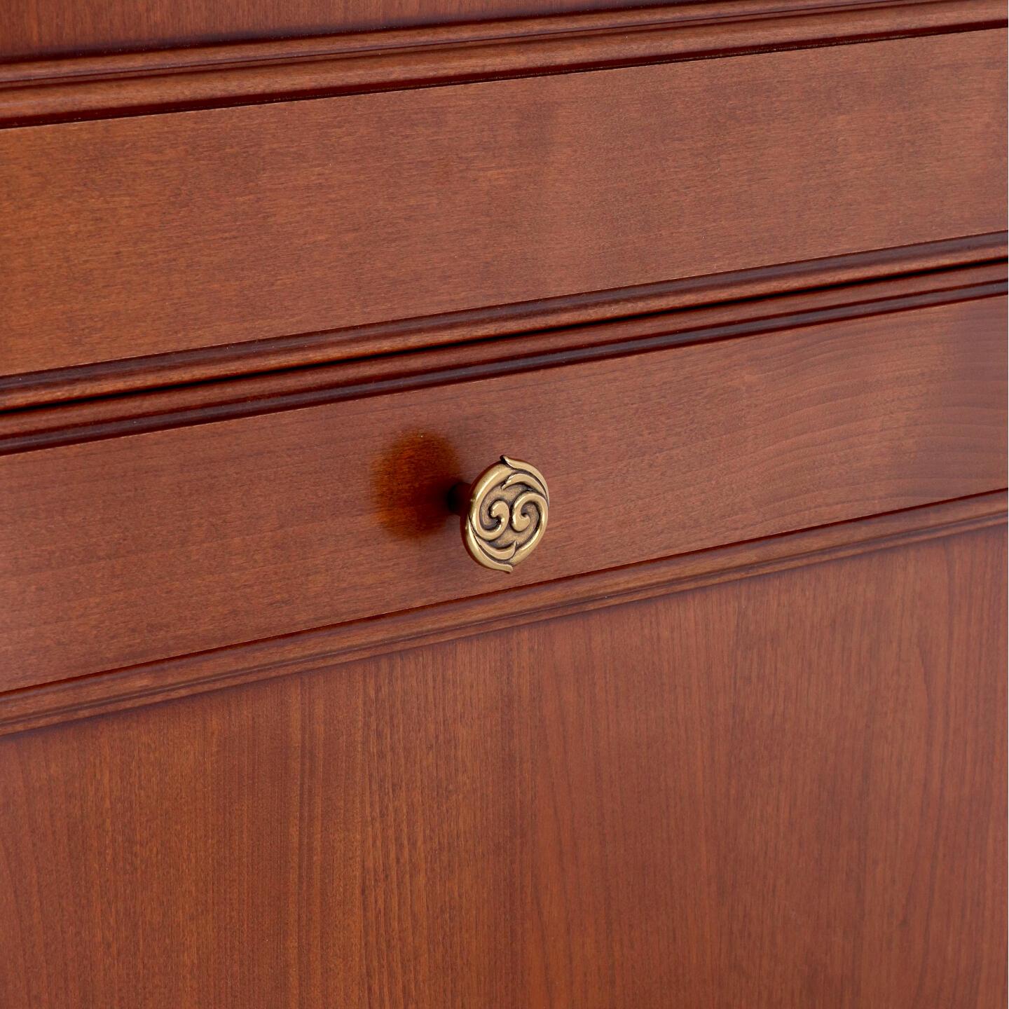 Pomolo per mobili - Orval - Lega di Zinco - Stile Classico - 36x22x0mm - immagine 5
