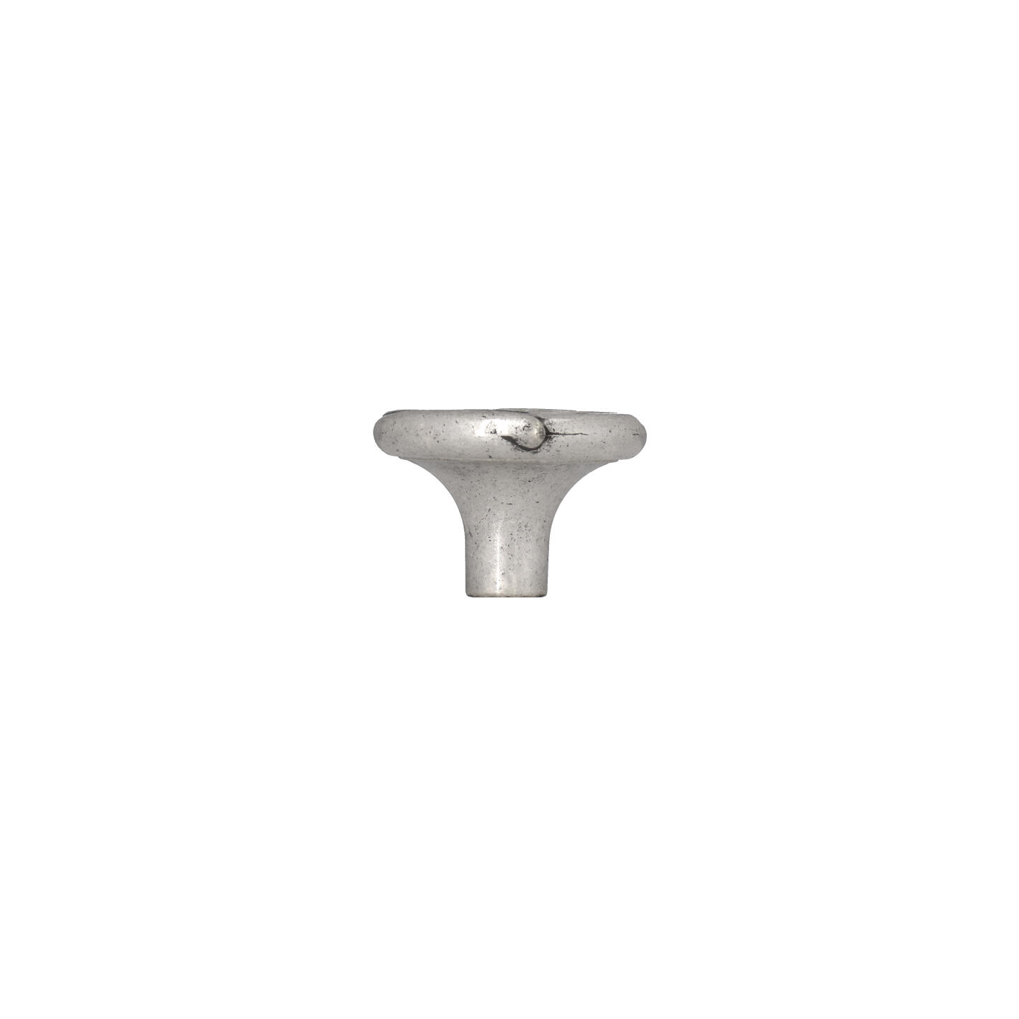 Pomolo per mobili - Argento vecchio brillante - Lega di Zinco - Stile Classico - 36x22x0mm - immagine 2