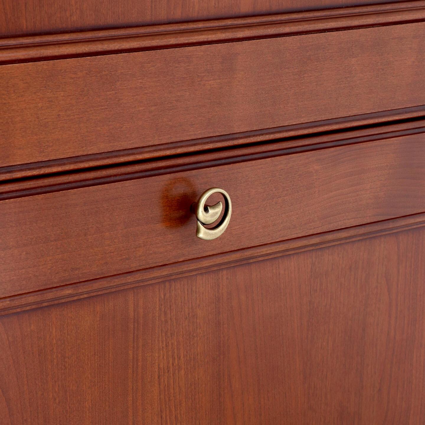 Pomolo per mobili - Antica Firenze - Lega di Zinco - Stile Classico - 31x21x37mm - immagine 5