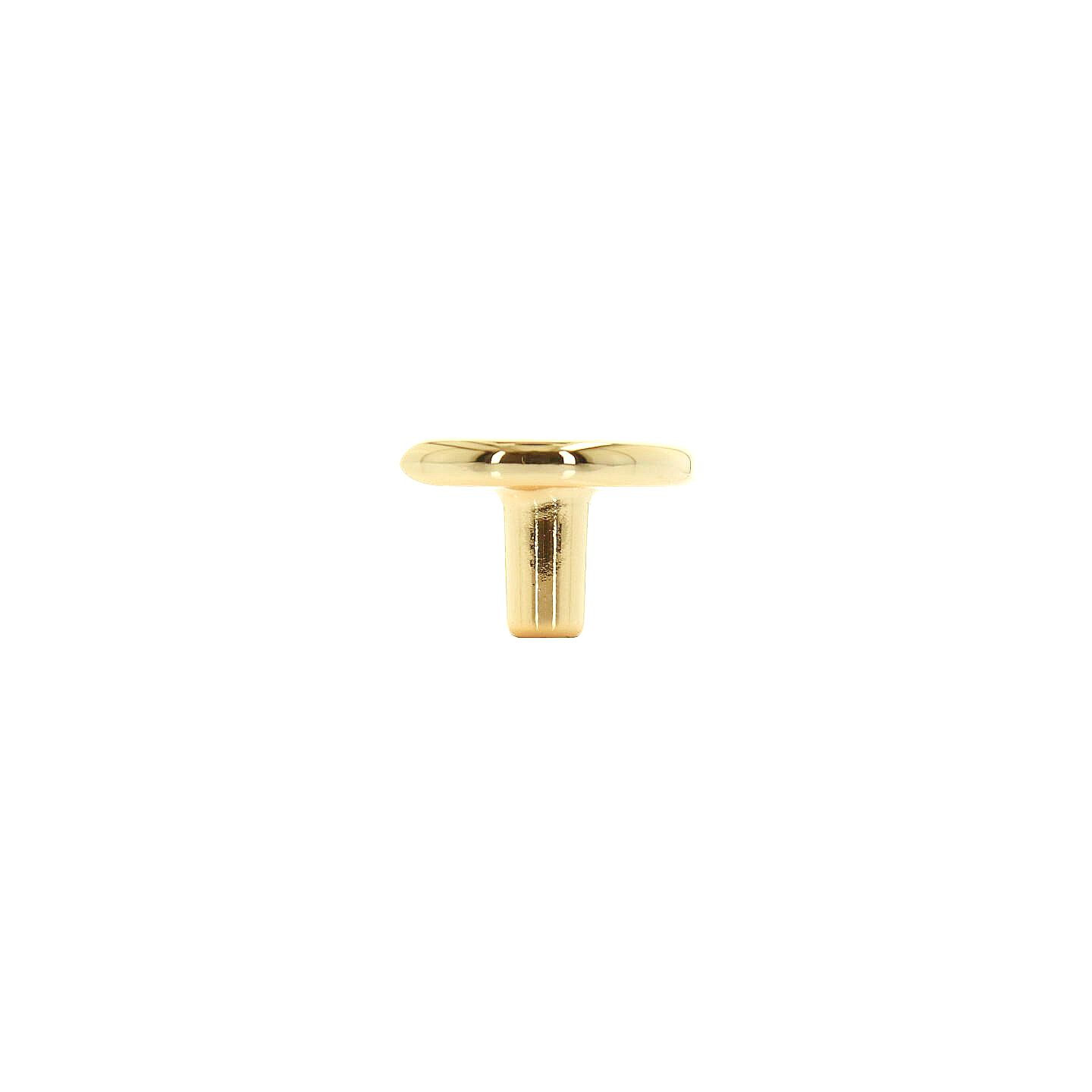 Pomolo per mobili - Placcato oro - Lega di Zinco - Stile Classico - 31x21x37mm - immagine 2