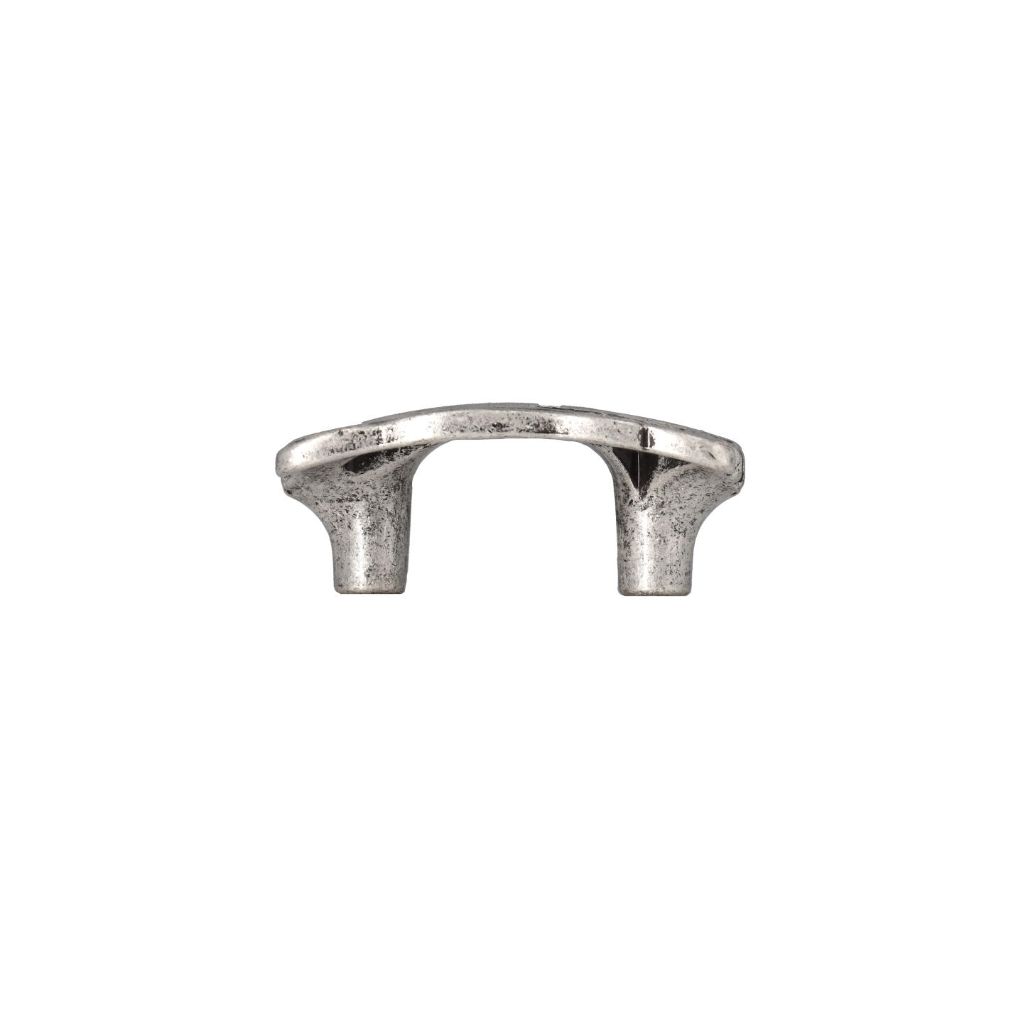 Pomolo per mobili - Argento vecchio brillante - Lega di Zinco - Stile Classico - 52x21x45mm - immagine 2