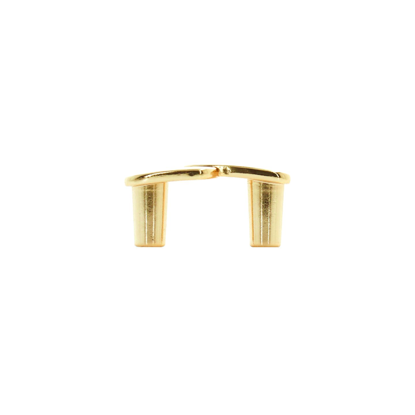 Pomolo per mobili - Placcato oro - Lega di Zinco - Stile Classico - 50x24x47mm - immagine 2