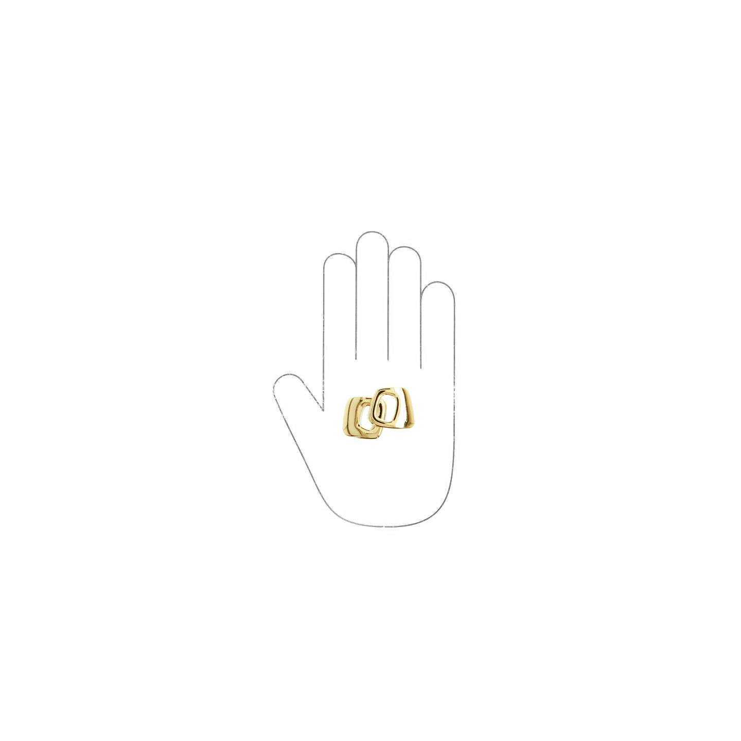 Pomolo per mobili - Placcato oro - Lega di Zinco - Stile Classico - 50x24x47mm - immagine 4