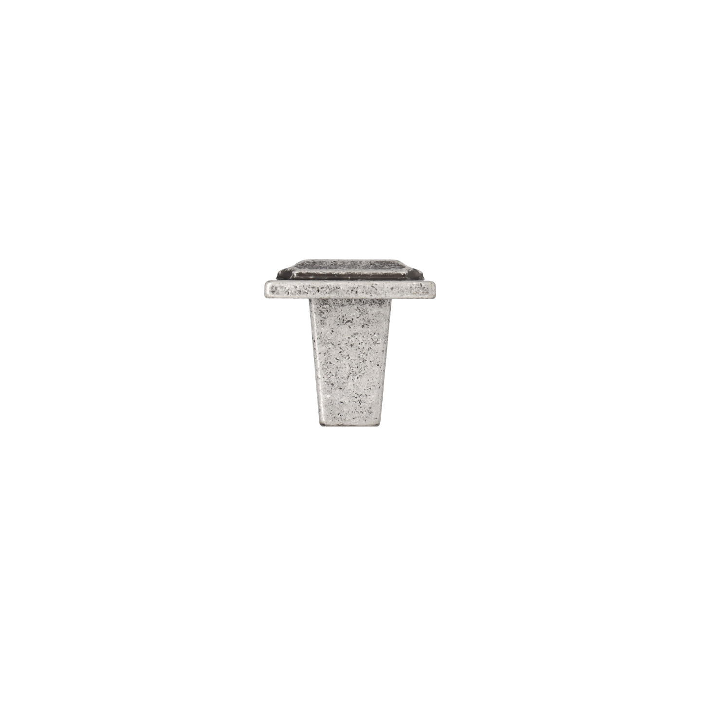 Pomolo per mobili - Argento vecchio brillante - Lega di Zinco - Stile Classico - 28x28x28mm - immagine 2