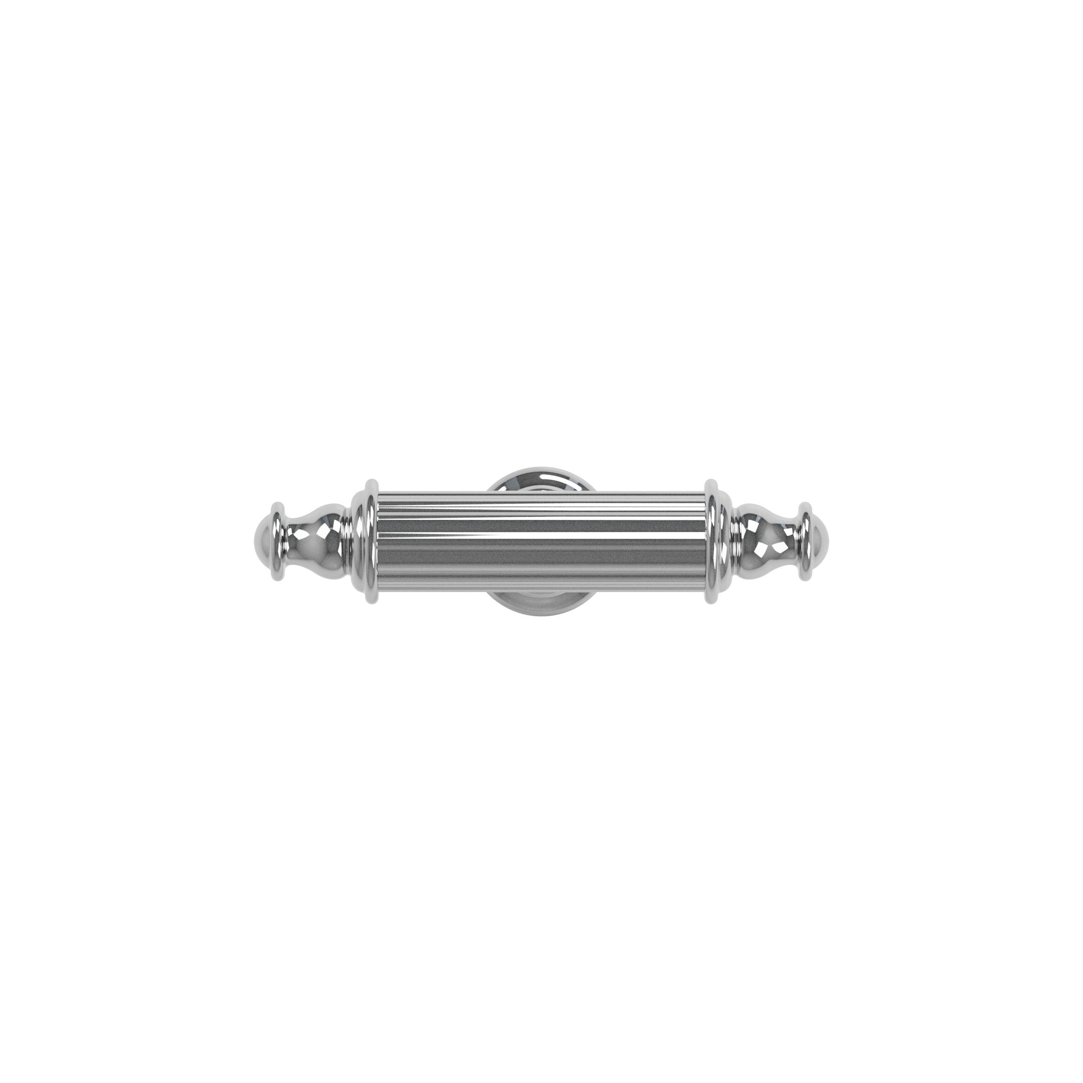 Pomolo per mobili - Cromo lucido - Lega di Zinco - Stile Classico - 78x40x14mm - immagine 2