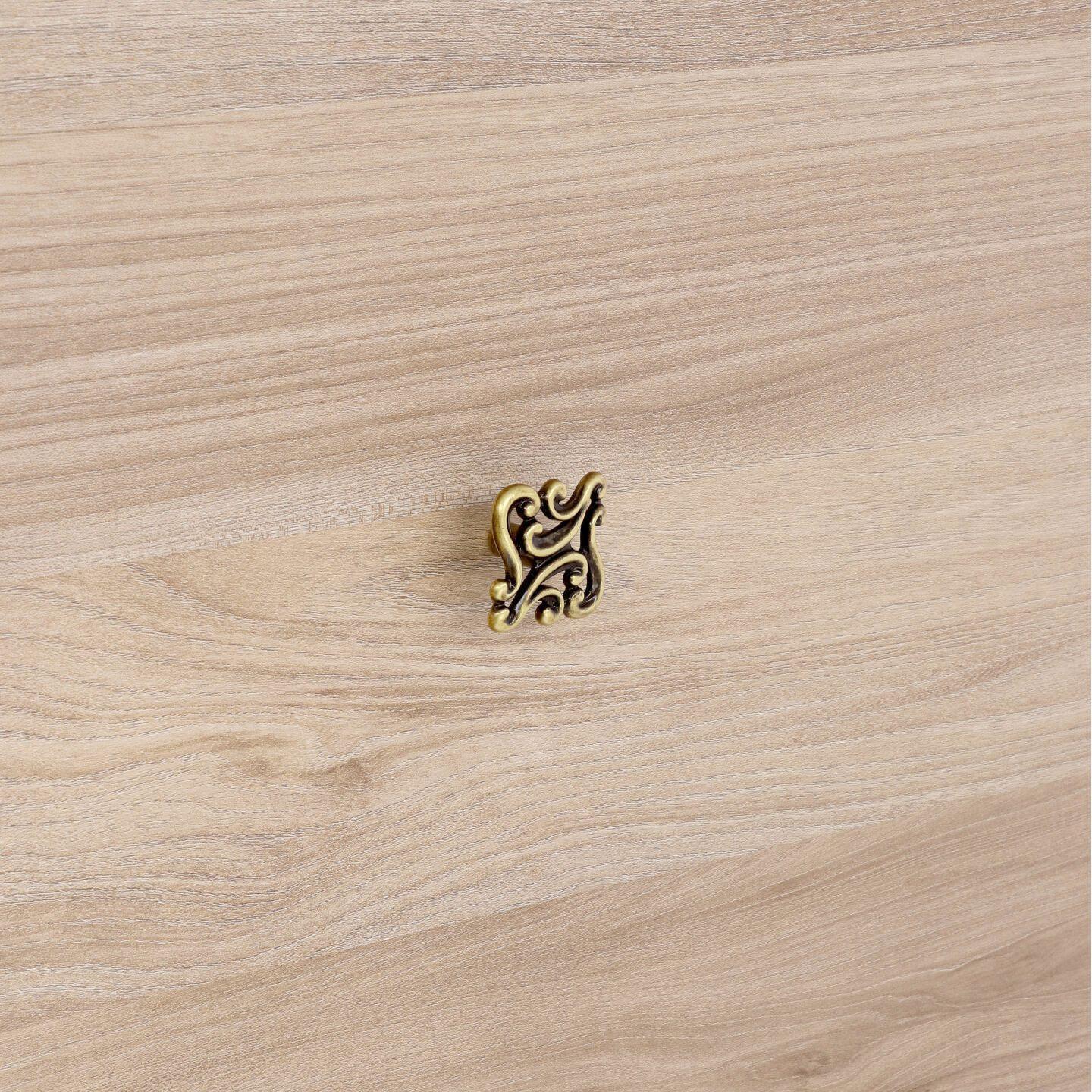 Pomolo per mobili - Antica Firenze - Lega di Zinco - Stile Classico - 38x23x38mm - immagine 5