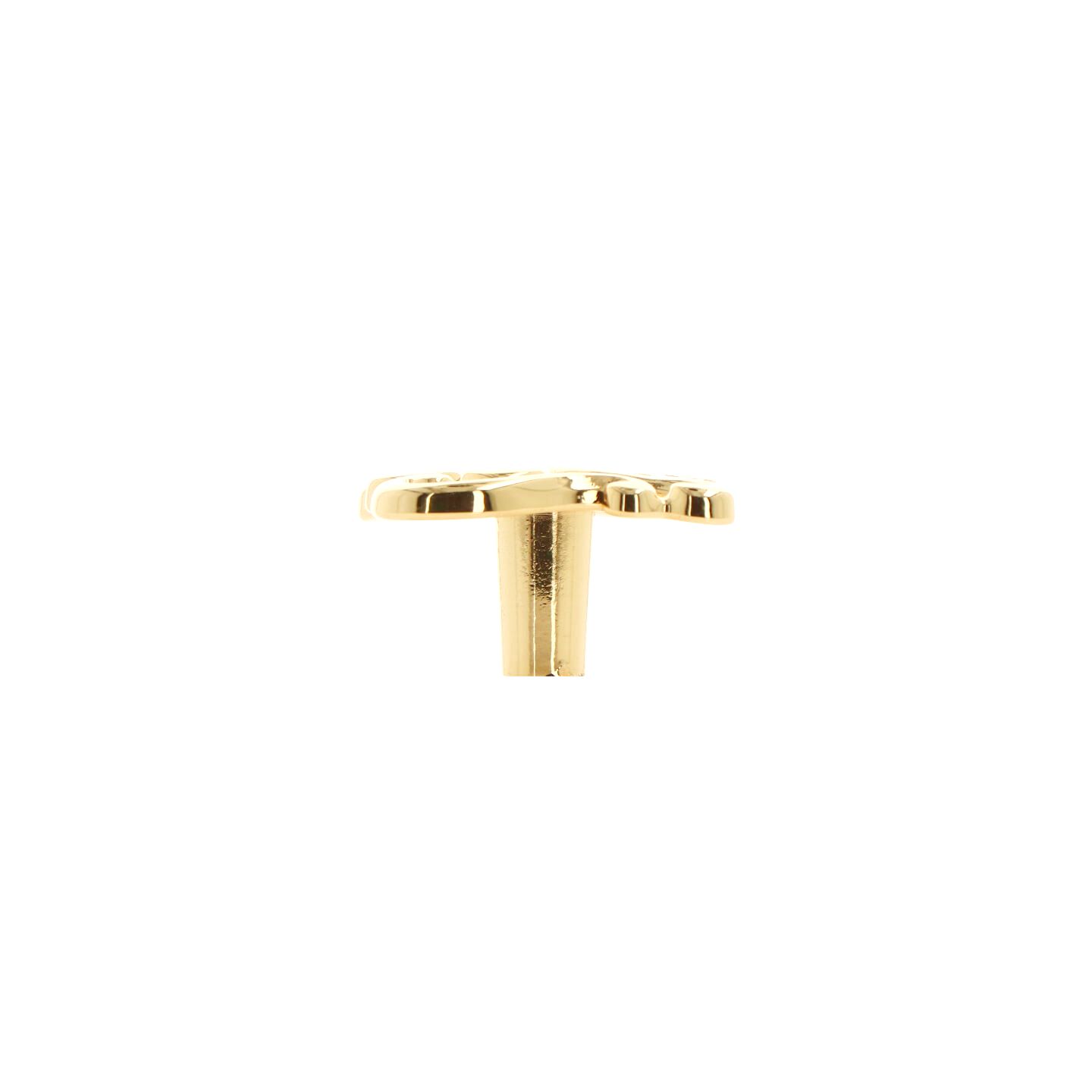 Pomolo per mobili - Placcato oro - Lega di Zinco - Stile Classico - 38x23x38mm - immagine 2