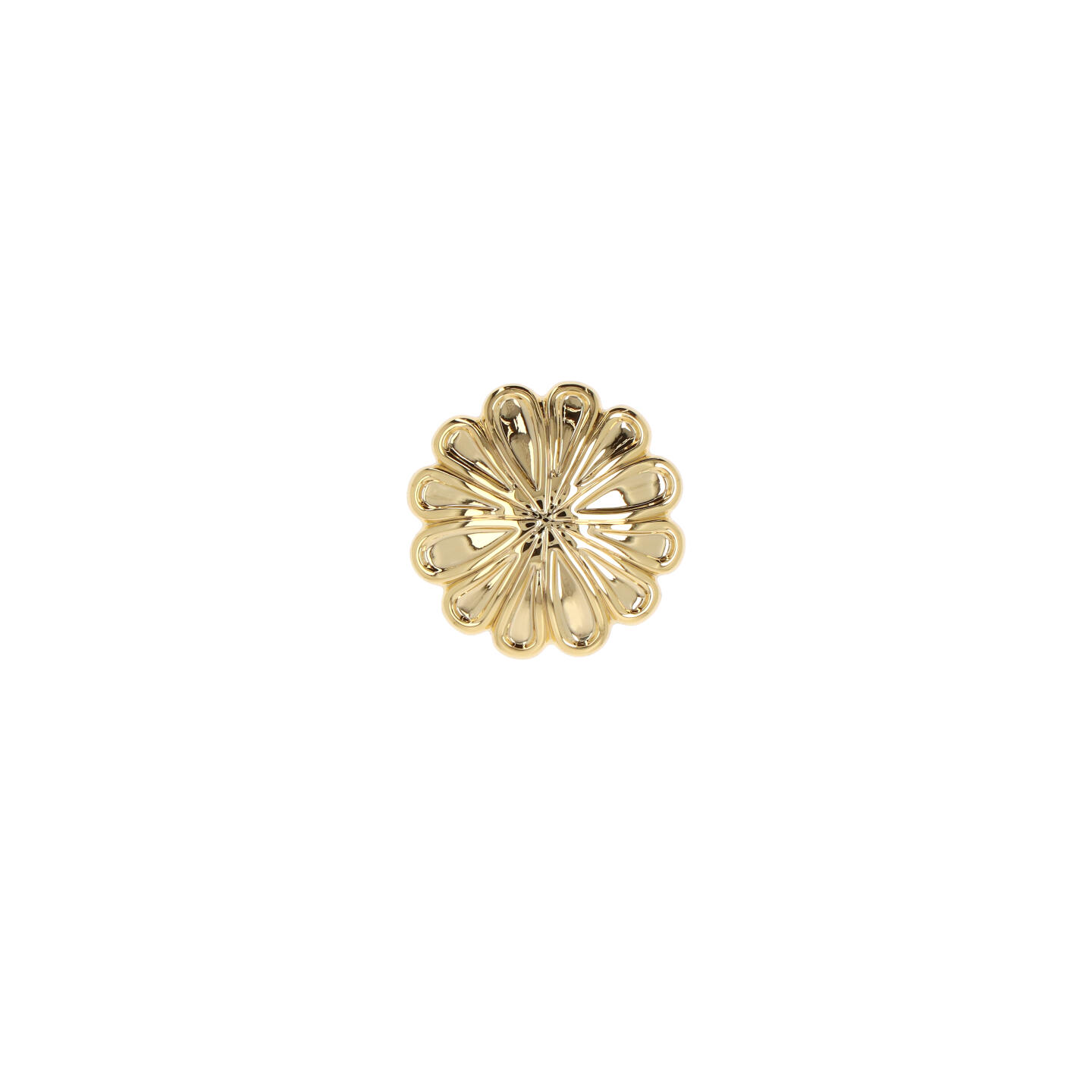 Pomolo per mobili - Placcato oro - Lega di Zinco - Stile Classico - 35x23x35mm - immagine 3