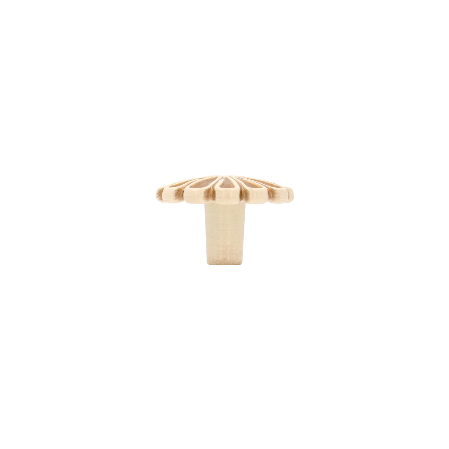 Pomolo per mobili - Royal avorio patina oro - Lega di Zinco - Stile Classico - 35x23x35mm - immagine 2