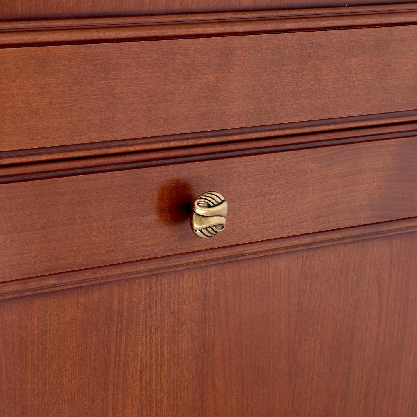 Pomolo per mobili - Orval - Lega di Zinco - Stile Classico - 36x23x0mm - immagine 5