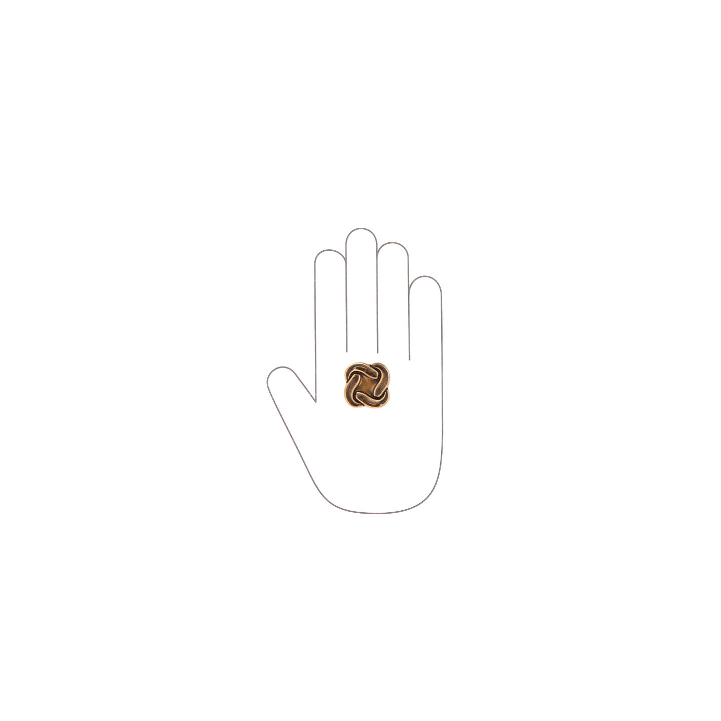 Pomolo per mobili - Orval - Lega di Zinco - Stile Classico - 36x22x36mm - immagine 4